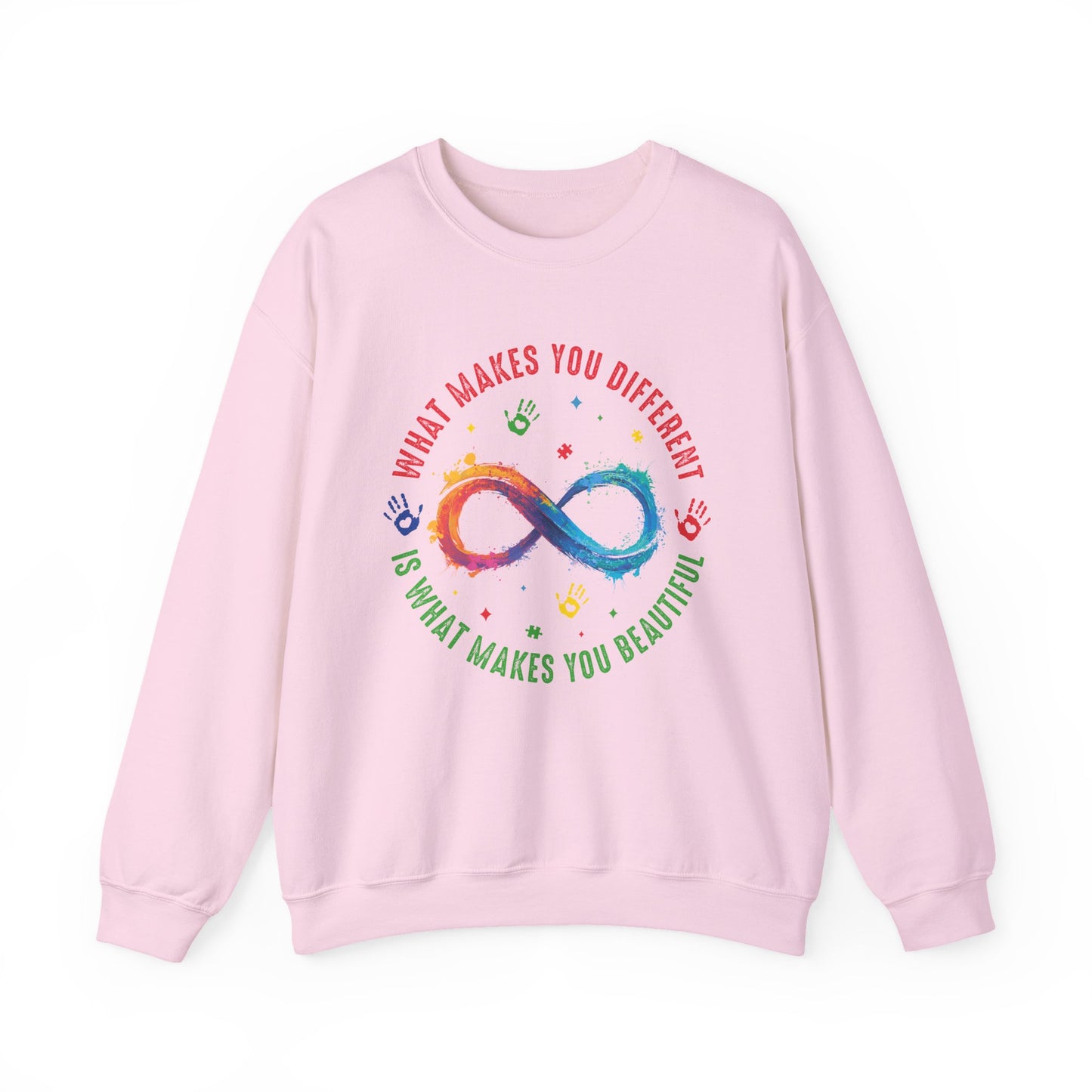 What Makes You Different Makes You Beautiful Sweatshirt | Neurodiversity Acceptance Crewneck