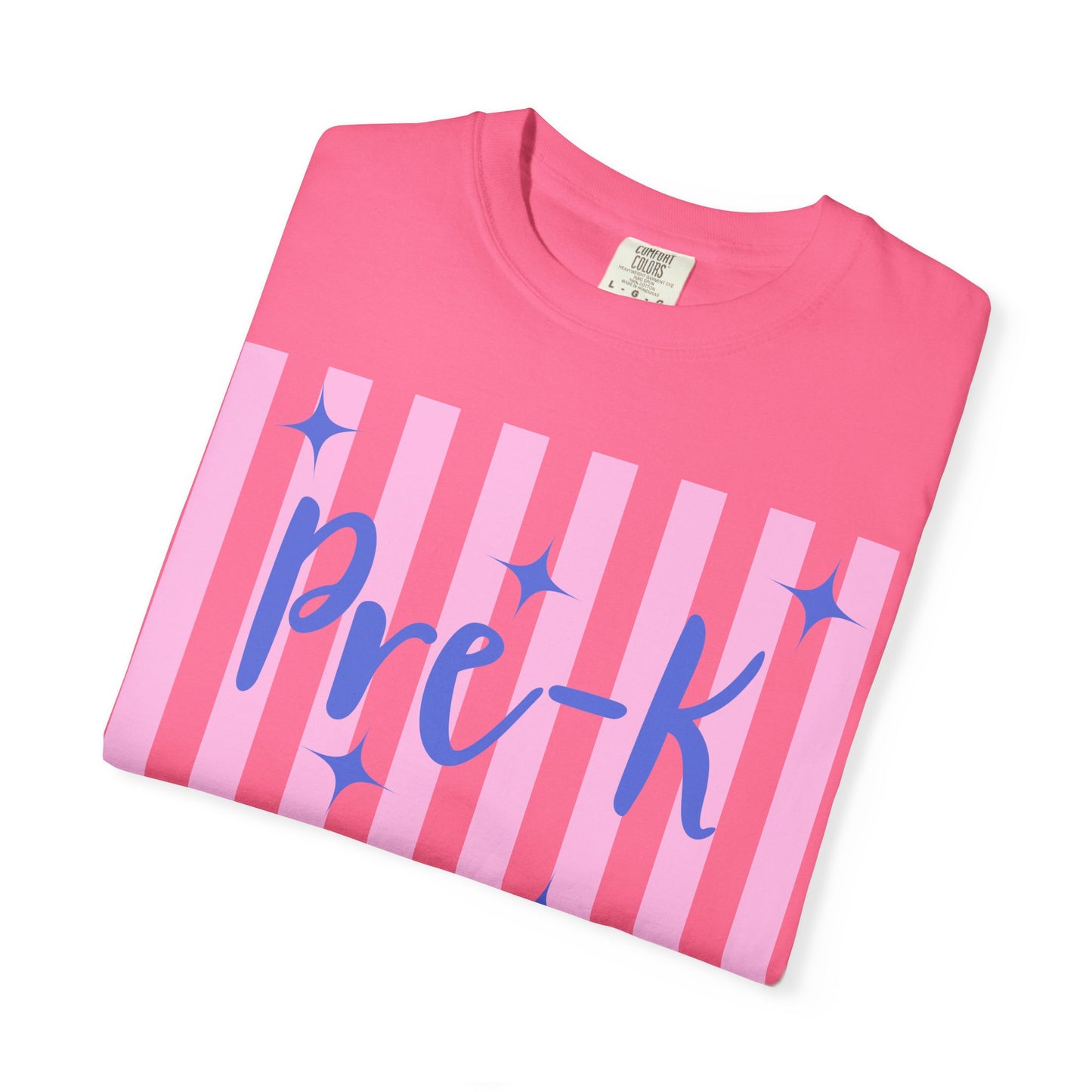 Personalized Pre-K Teacher Shirt | Custom Pre-K Teacher Comfort Colors T-Shirt
