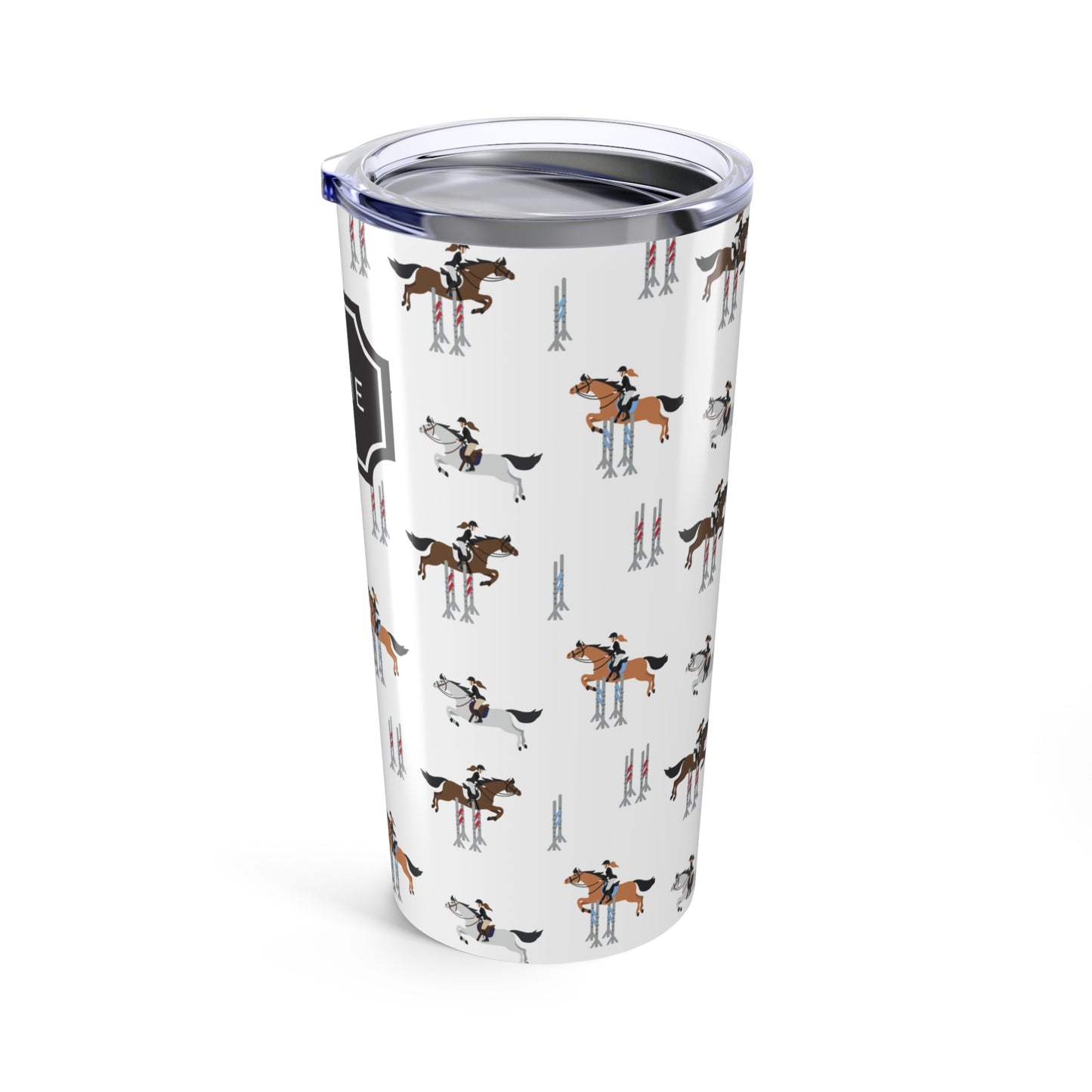 Personalized Show Jumper 20oz Stainless Steel Tumbler