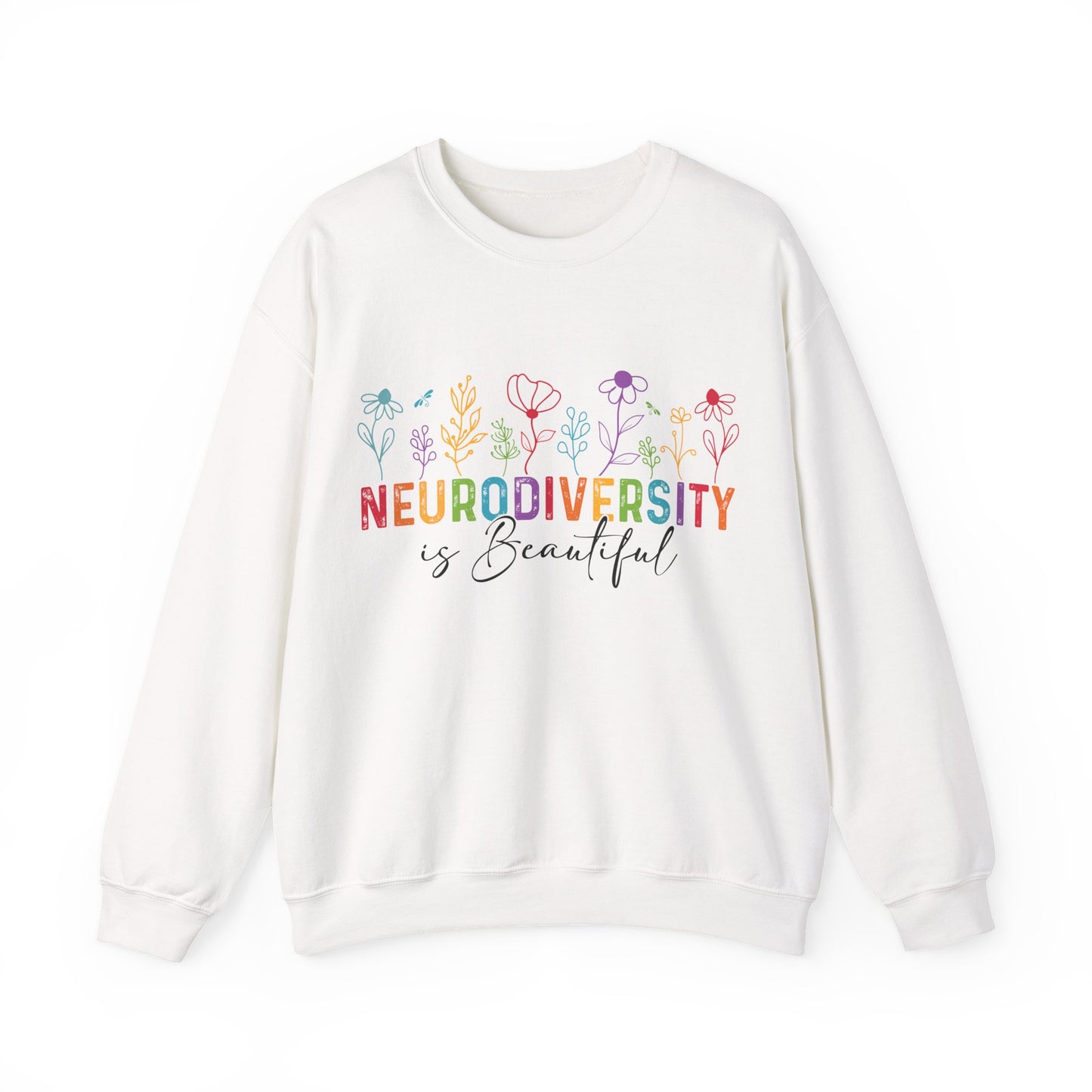 Neurodiversity Is Beautiful Sweatshirt | Autism Awareness & Acceptance Crewneck