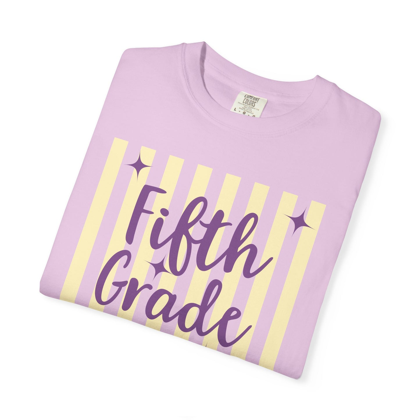 Personalized Fifth Grade Teacher Shirt | Custom Matching Fifth Grade Teacher Comfort Colors T-Shirt