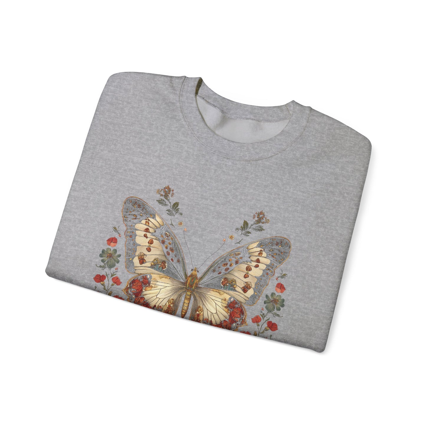Supported to Soar Butterfly Crewneck Sweatshirt