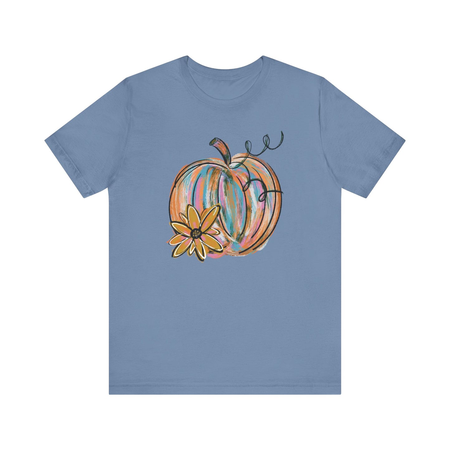 Painted Pumpkin Bella Canvas T-Shirt | Fall Graphic Tee
