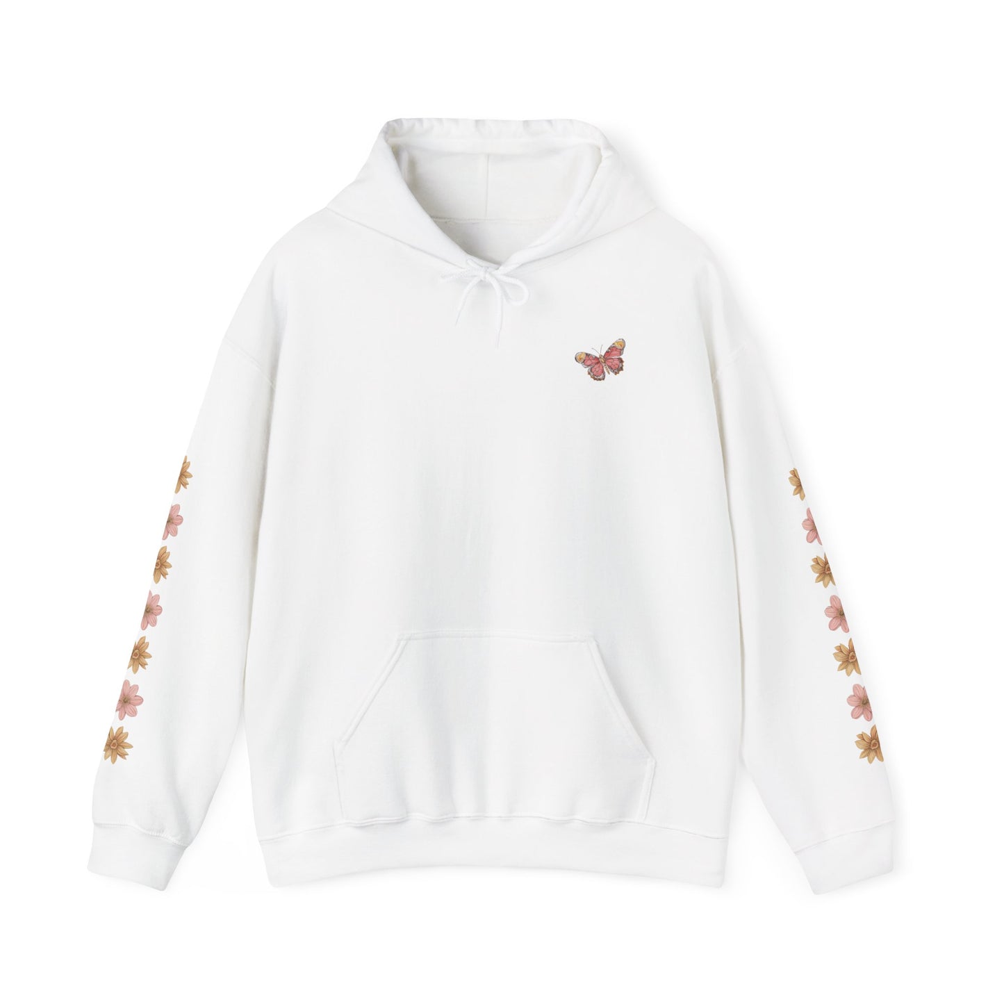 Bloom & Take Flight Boho Butterfly Hooded Sweatshirt