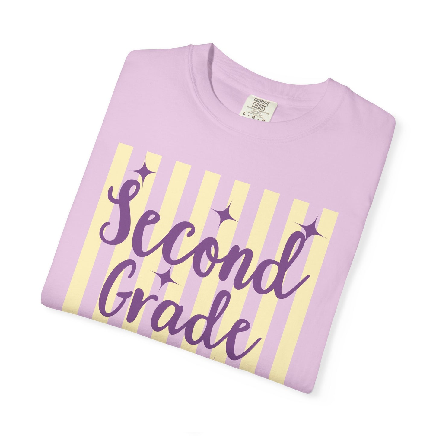 Personalized Second Grade Teacher Shirt | Custom Matching Second Grade Teacher Comfort Colors T-Shirt