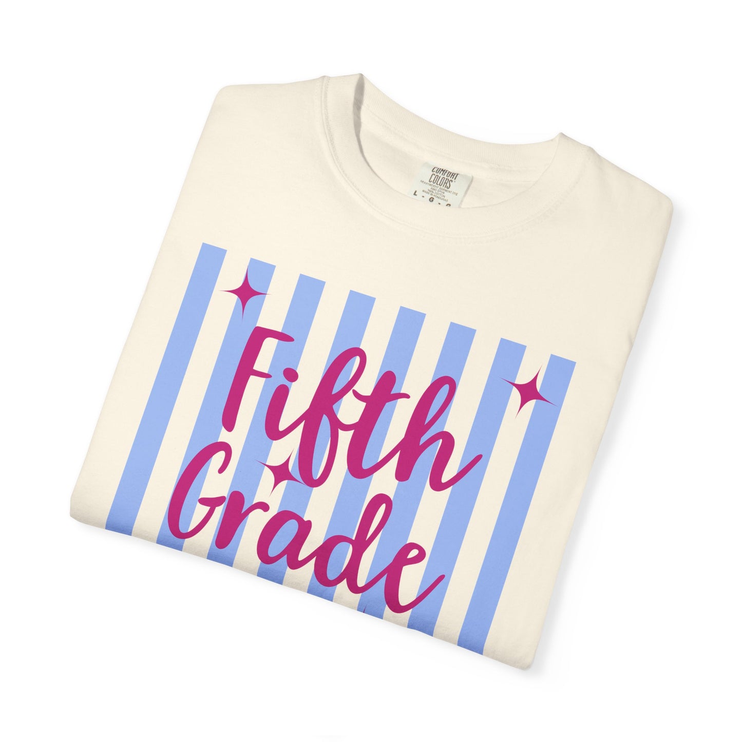 Personalized Fifth Grade Teacher Shirt | Custom Matching Fifth Grade Teacher Comfort Colors T-Shirt