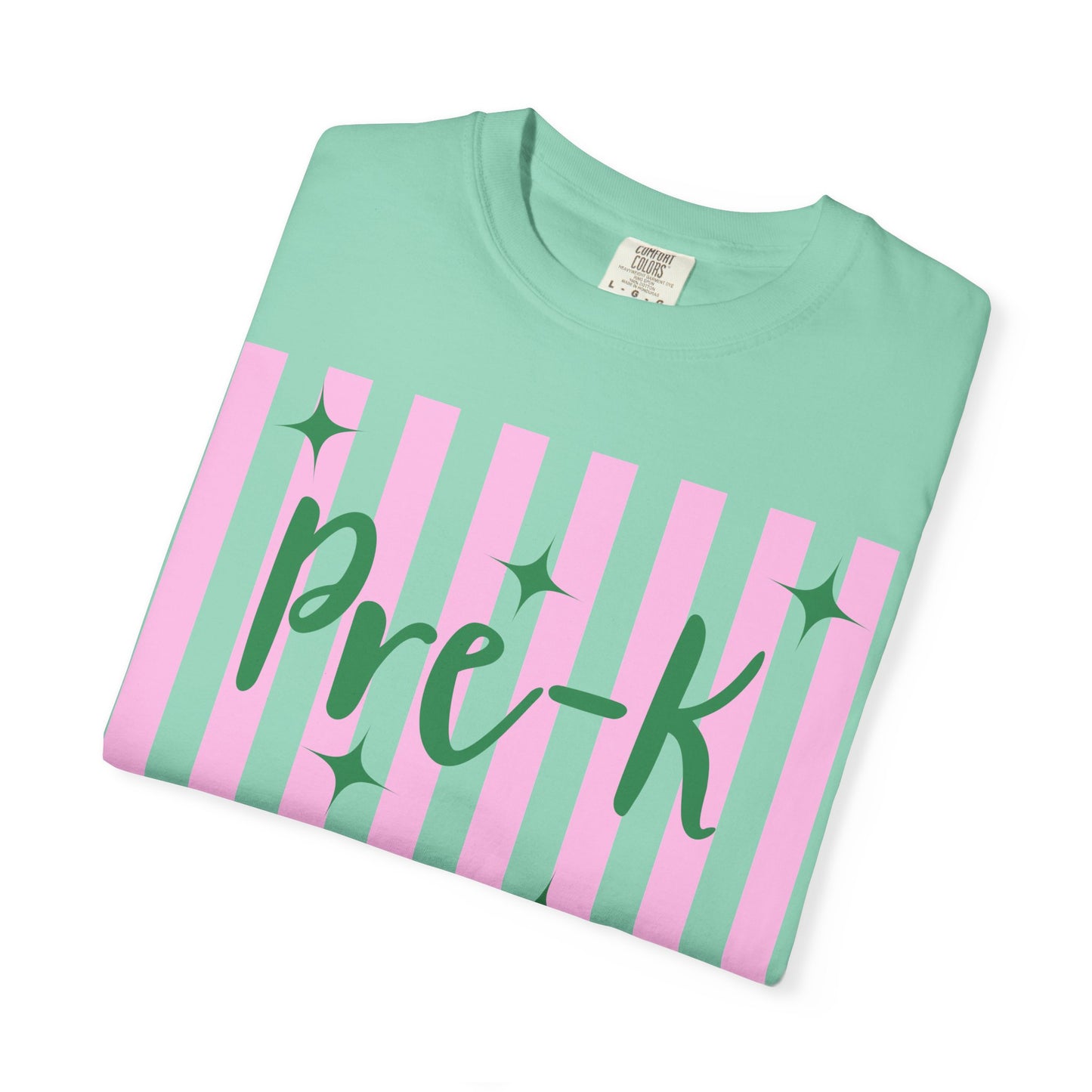 Personalized Pre-K Teacher Shirt | Custom Pre-K Teacher Comfort Colors T-Shirt