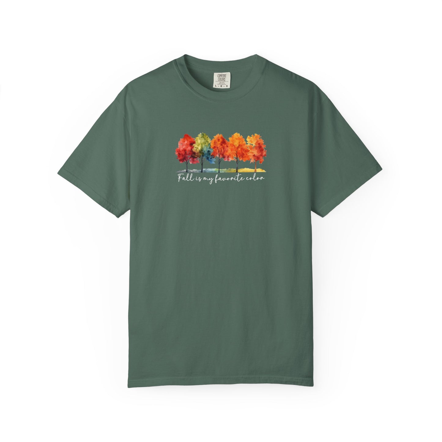 Fall Is My Favorite Color T-Shirt | Watercolor Trees Graphic Shirt
