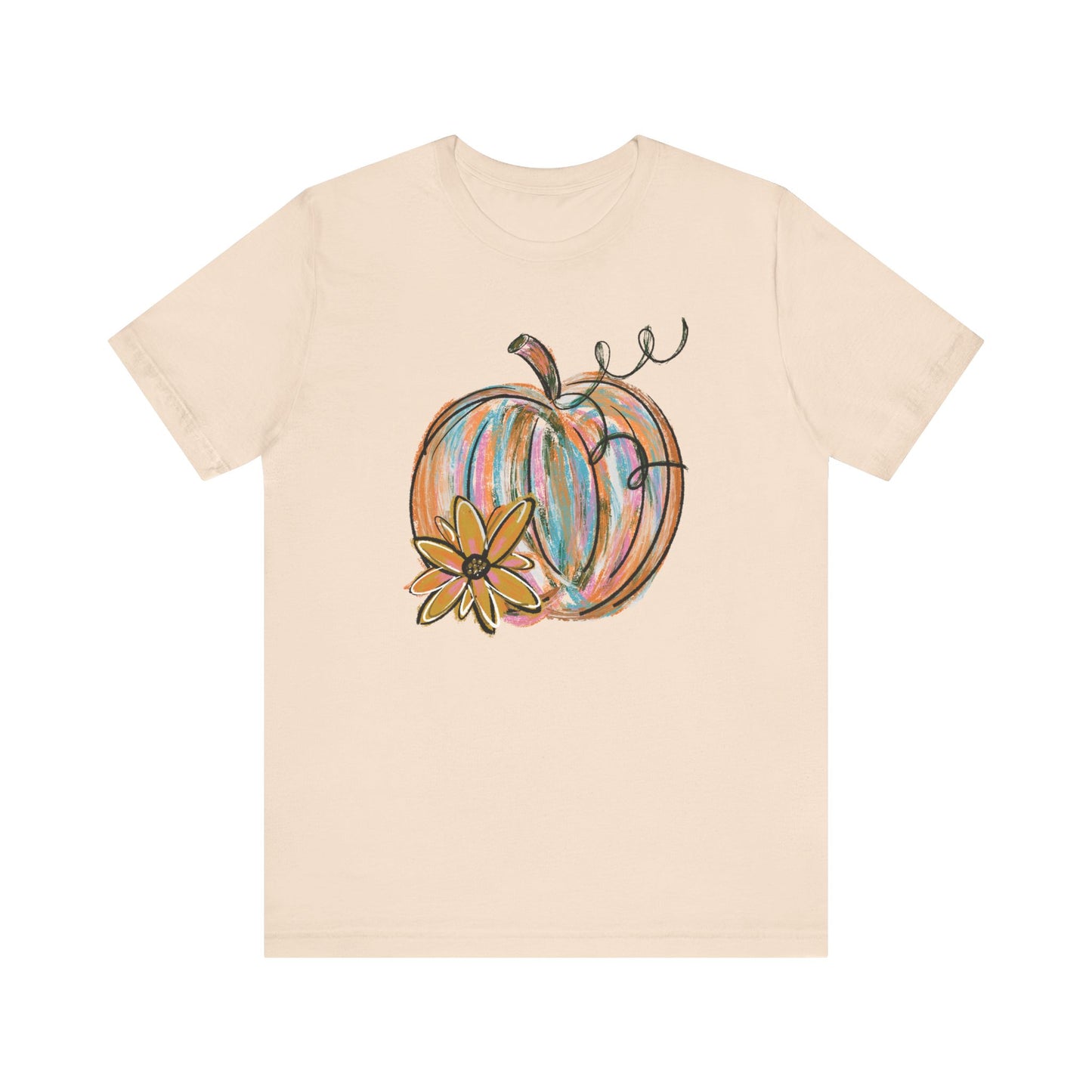Painted Pumpkin Bella Canvas T-Shirt | Fall Graphic Tee
