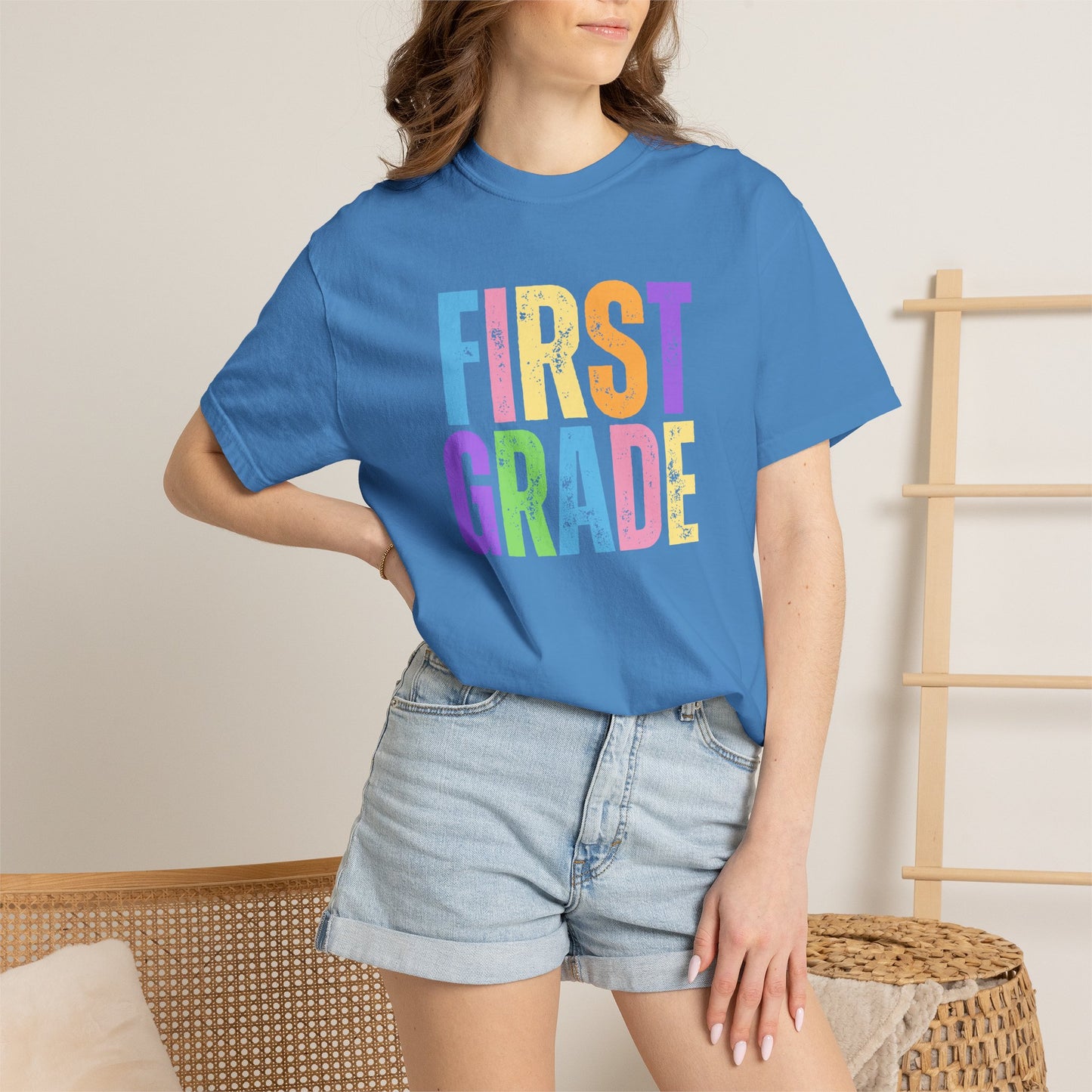 First Grade Comfort Colors® T-Shirt | Grade Level Teacher Shirt