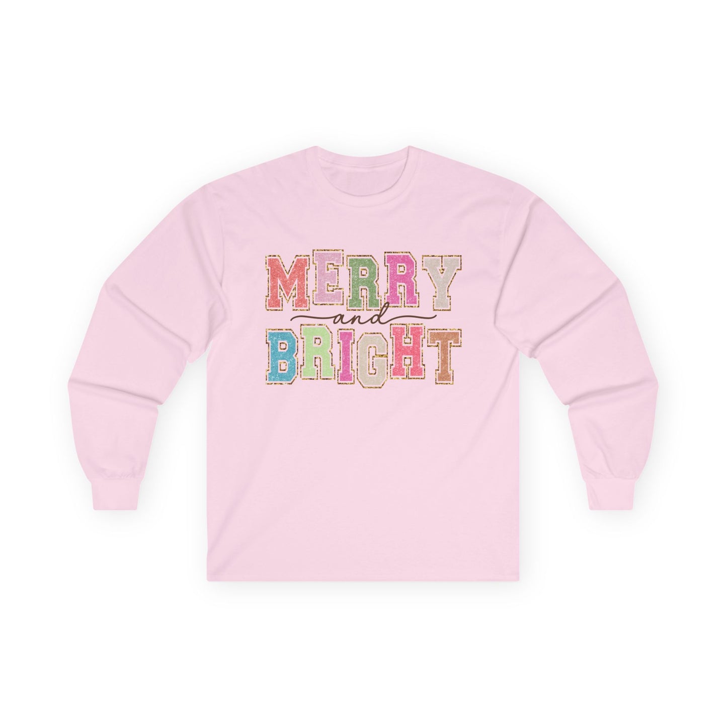 Merry and Bright Long Sleeve Christmas Shirt