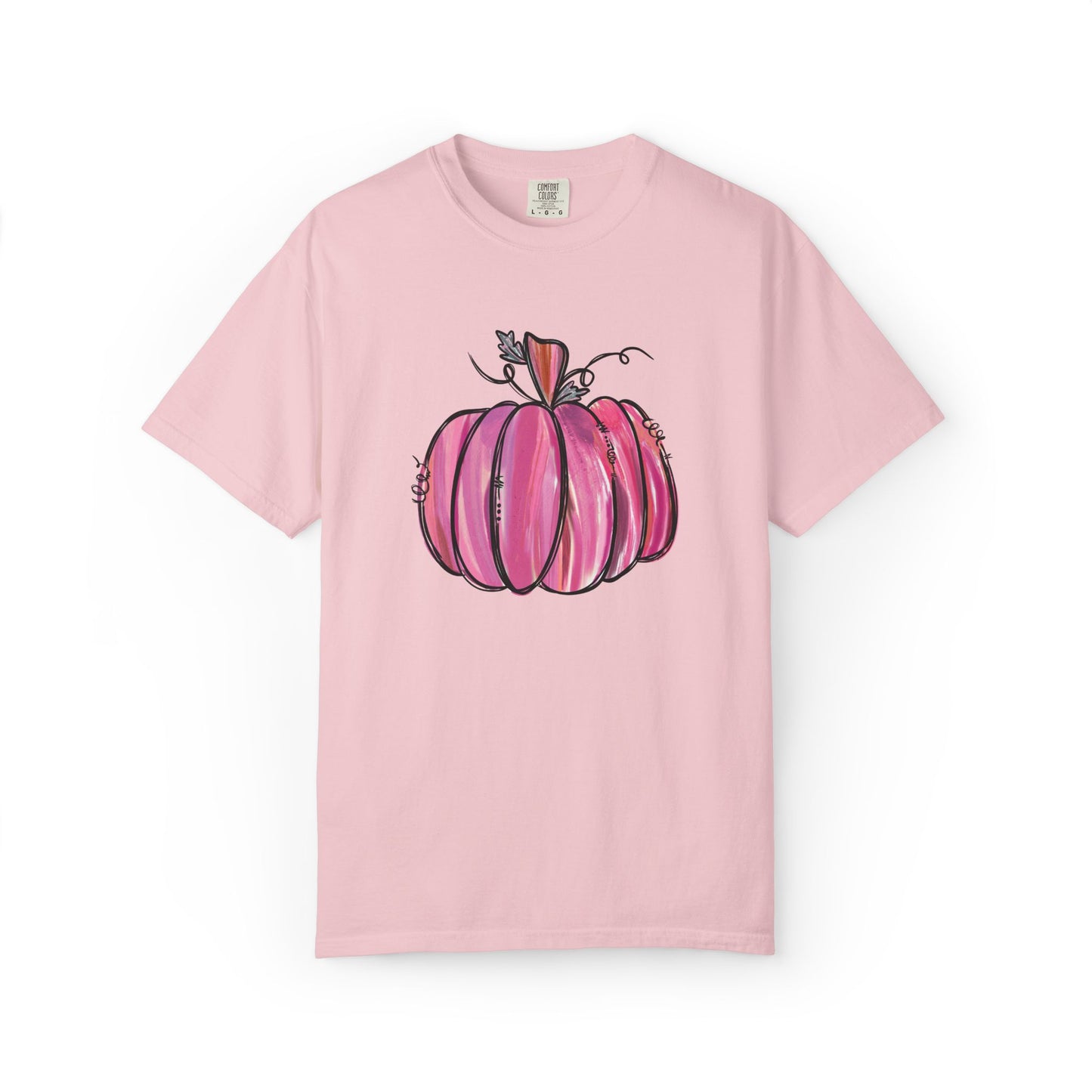 Pink Pumpkin Comfort Colors T-Shirt | The Anchored Bloom