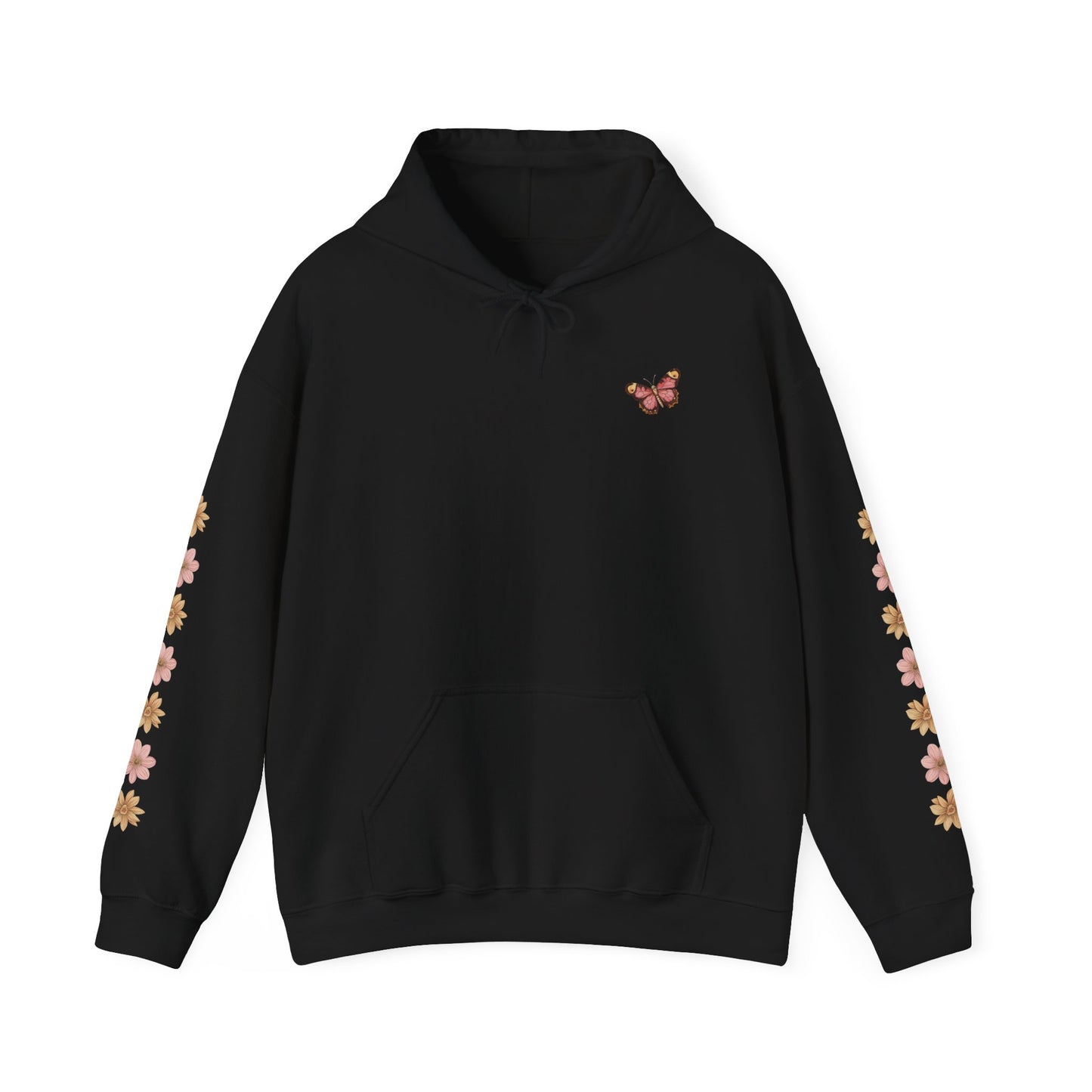 Bloom & Take Flight Boho Butterfly Hooded Sweatshirt
