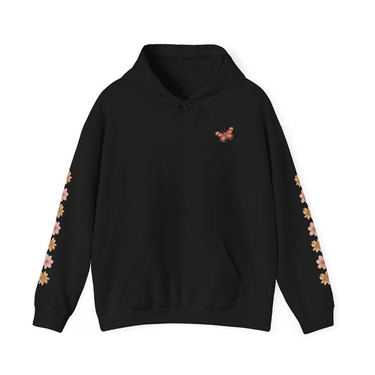 Bloom & Take Flight Boho Butterfly Hooded Sweatshirt