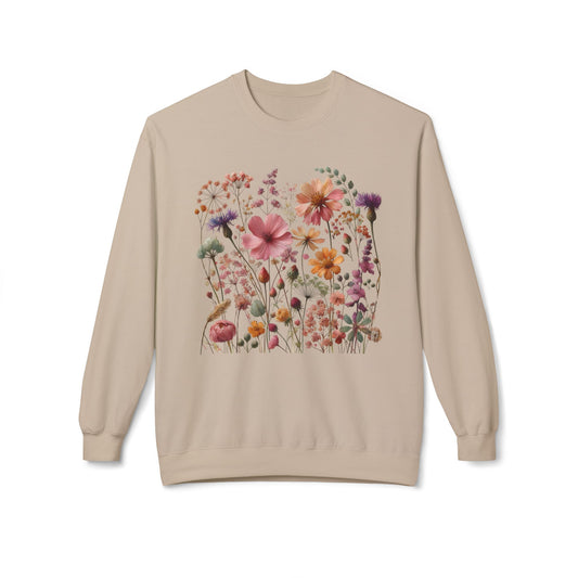 Open Meadow Wildflower Softstyle Fleece Sweatshirt – Meadow Mix