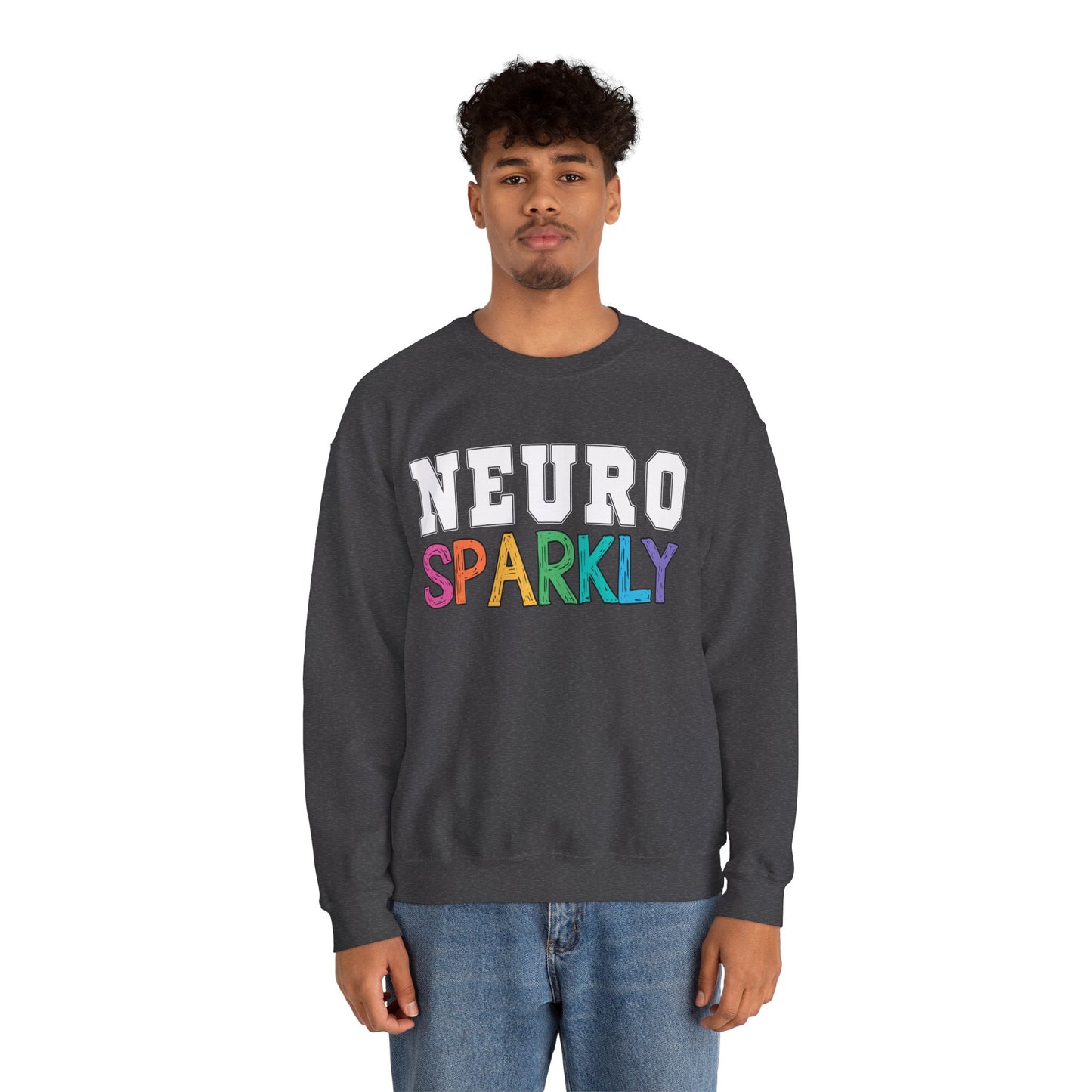 Neuro Sparkly Sweatshirt | Autism Awareness & Neurodiversity Inclusion Crewneck