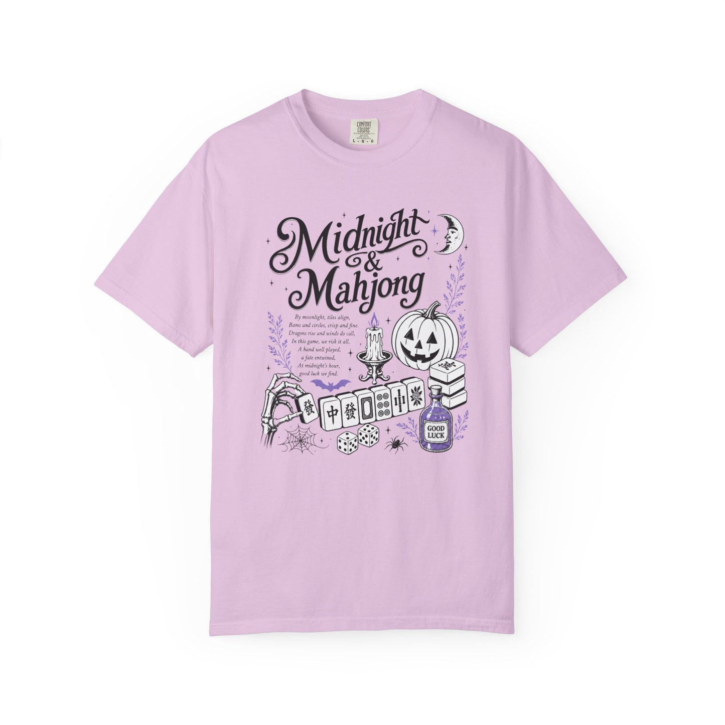 Midnight & Mahjong T-Shirt | Halloween Mahjong Shirt