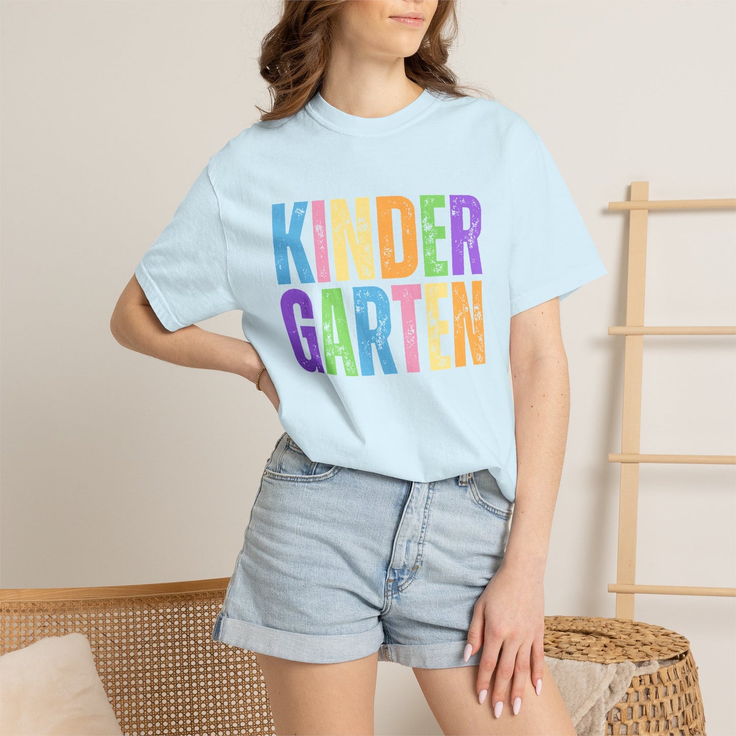 Kindergarten Comfort Colors® T-Shirt | Grade Level Teacher Shirt