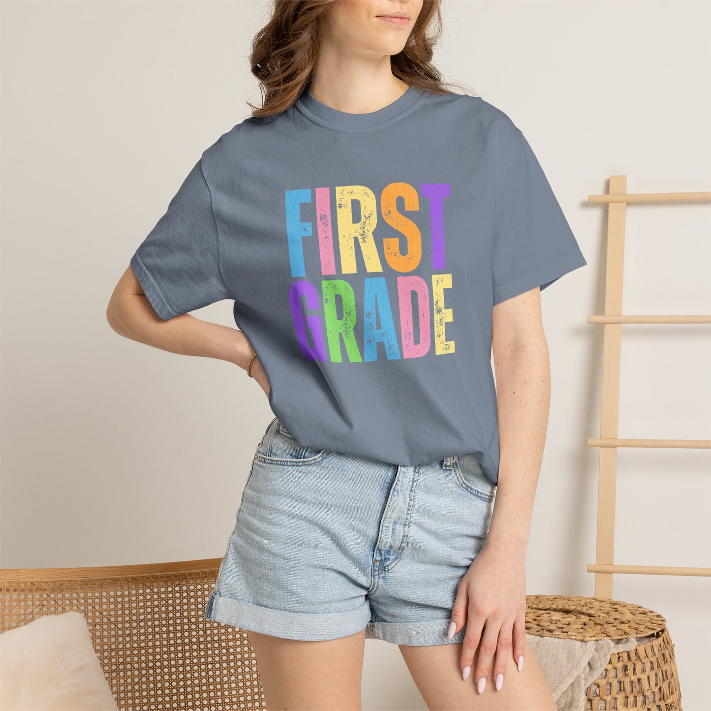 First Grade Comfort Colors® T-Shirt | Grade Level Teacher Shirt