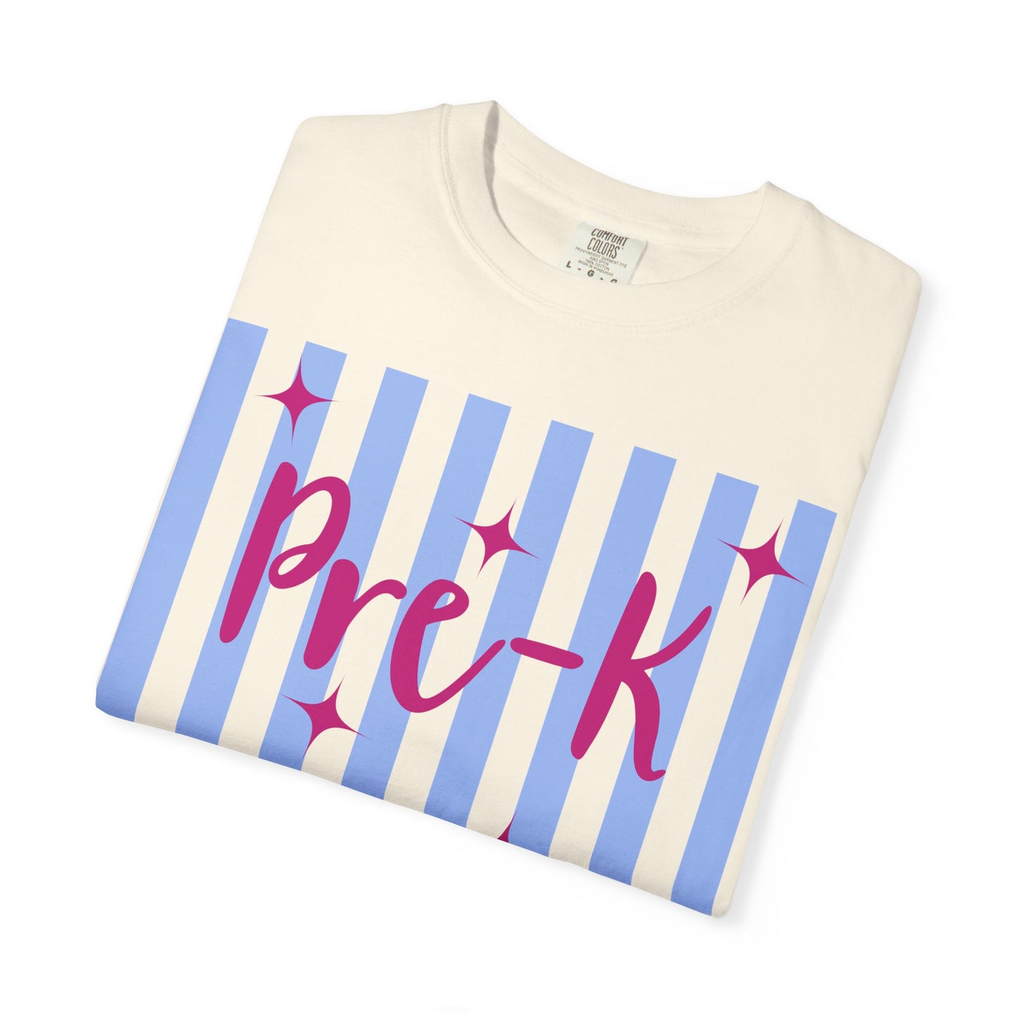 Personalized Pre-K Teacher Shirt | Custom Pre-K Teacher Comfort Colors T-Shirt