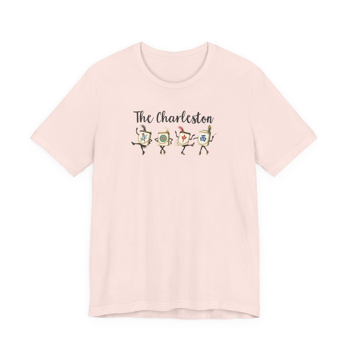 Flapper Mahjong Tiles Bella Canvas T-Shirt | Mahjong Club Shirt