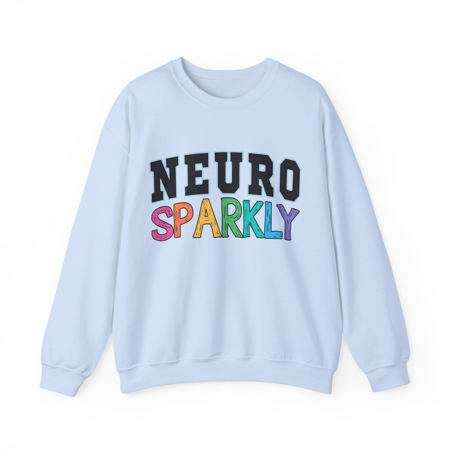 Neuro Sparkly Sweatshirt | Autism Awareness & Neurodiversity Inclusion Crewneck