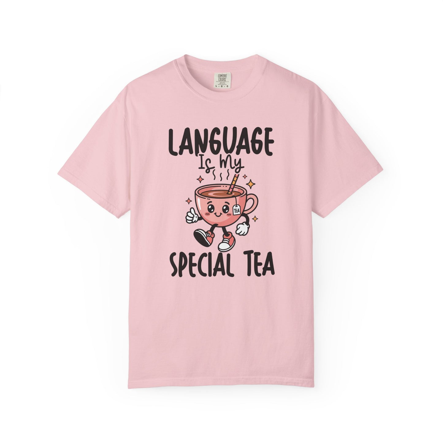 Language Is My Special Tea Comfort Colors® T-Shirt | Speech Therapist Shirt