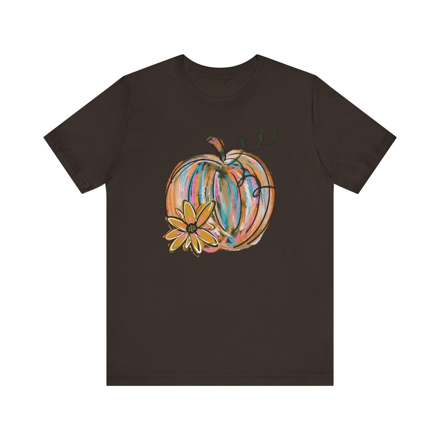 Painted Pumpkin Bella Canvas T-Shirt | Fall Graphic Tee