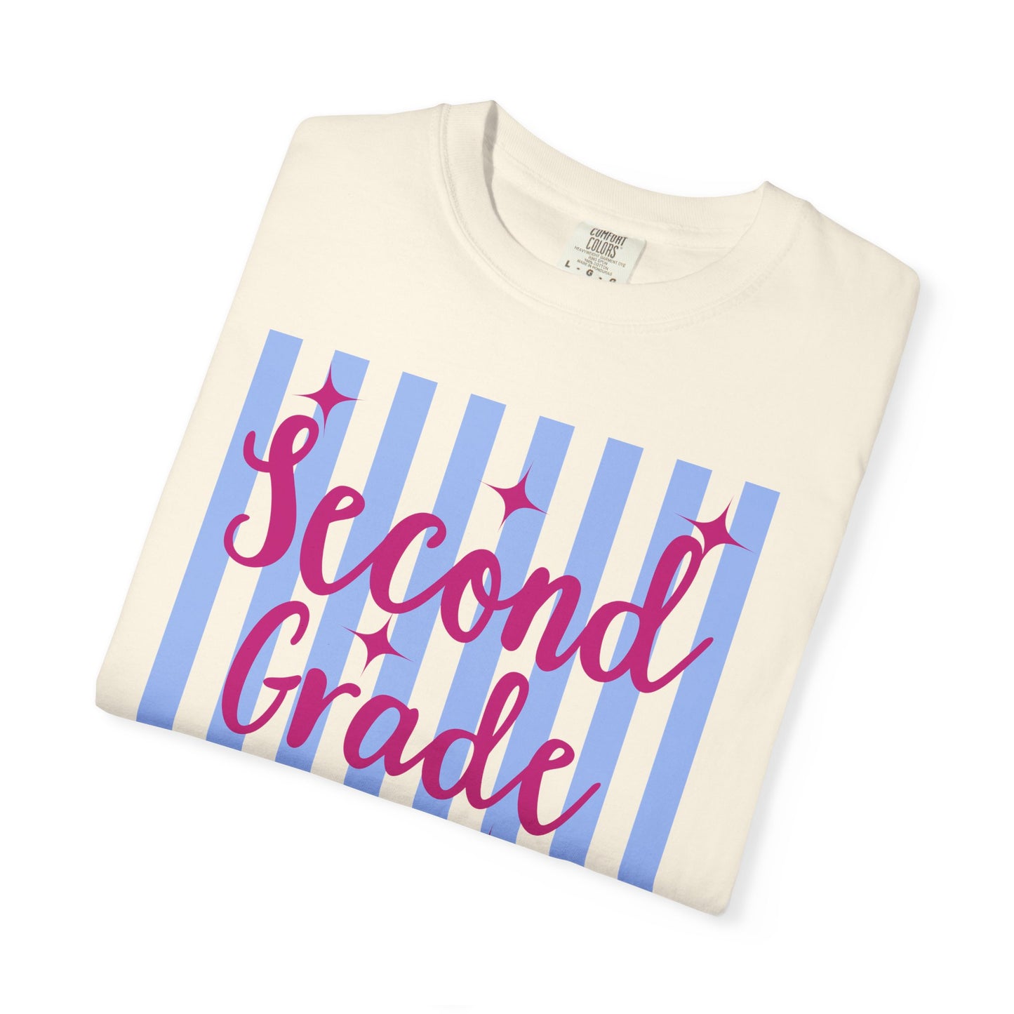 Personalized Second Grade Teacher Shirt | Custom Matching Second Grade Teacher Comfort Colors T-Shirt