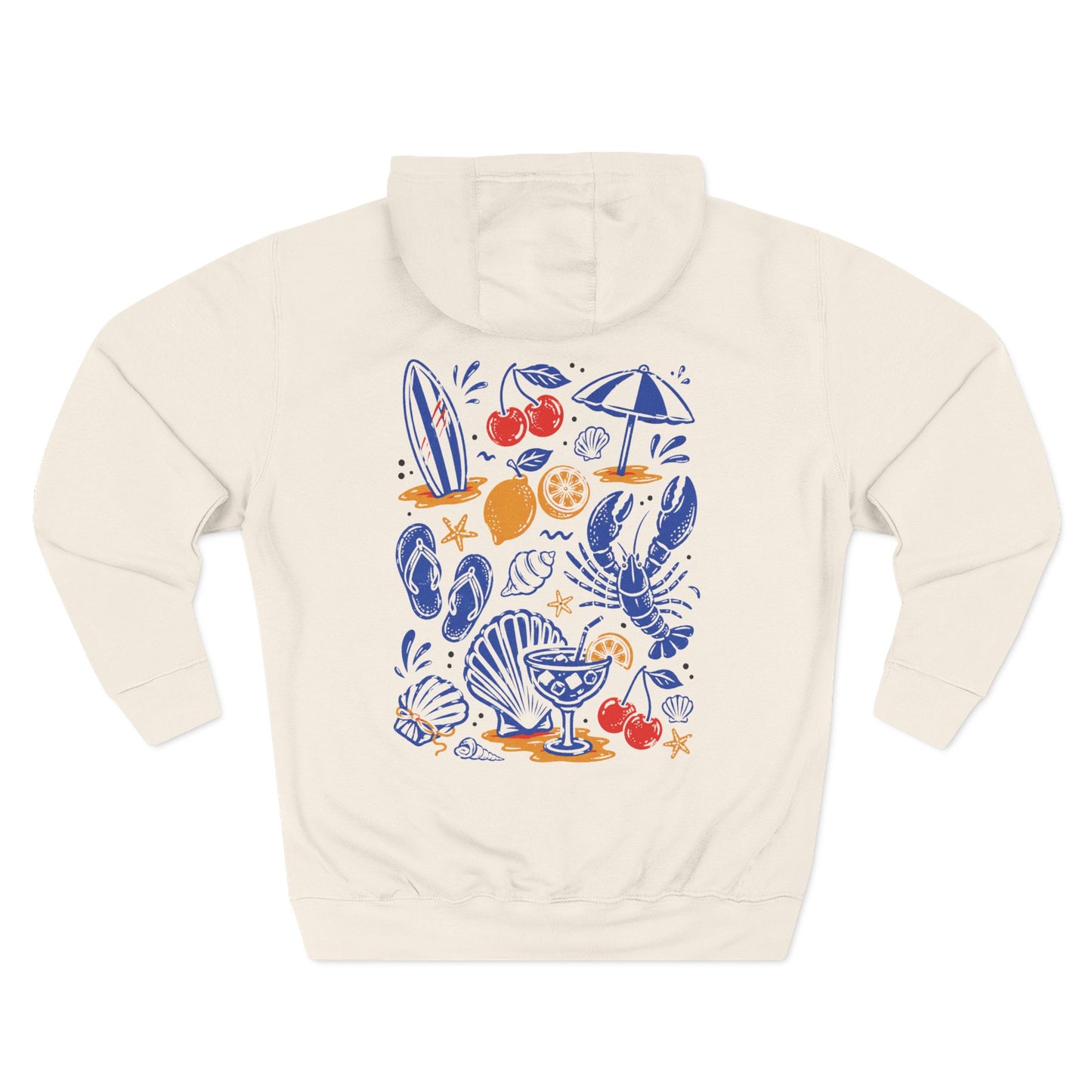 Summer Days Coastal Beach Hoodie
