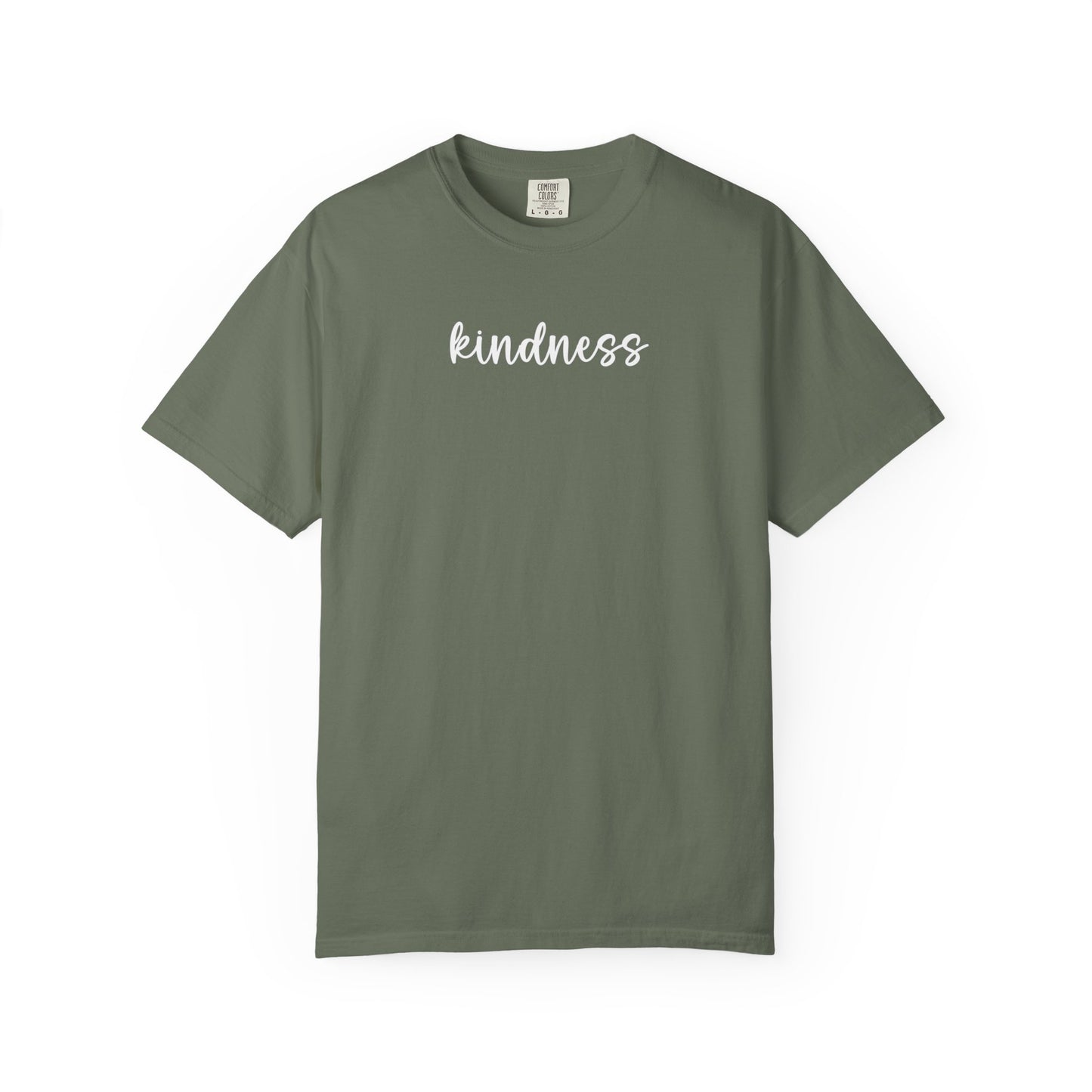 Kindness Script Tee – Comfort Colors 100% Cotton Shirt