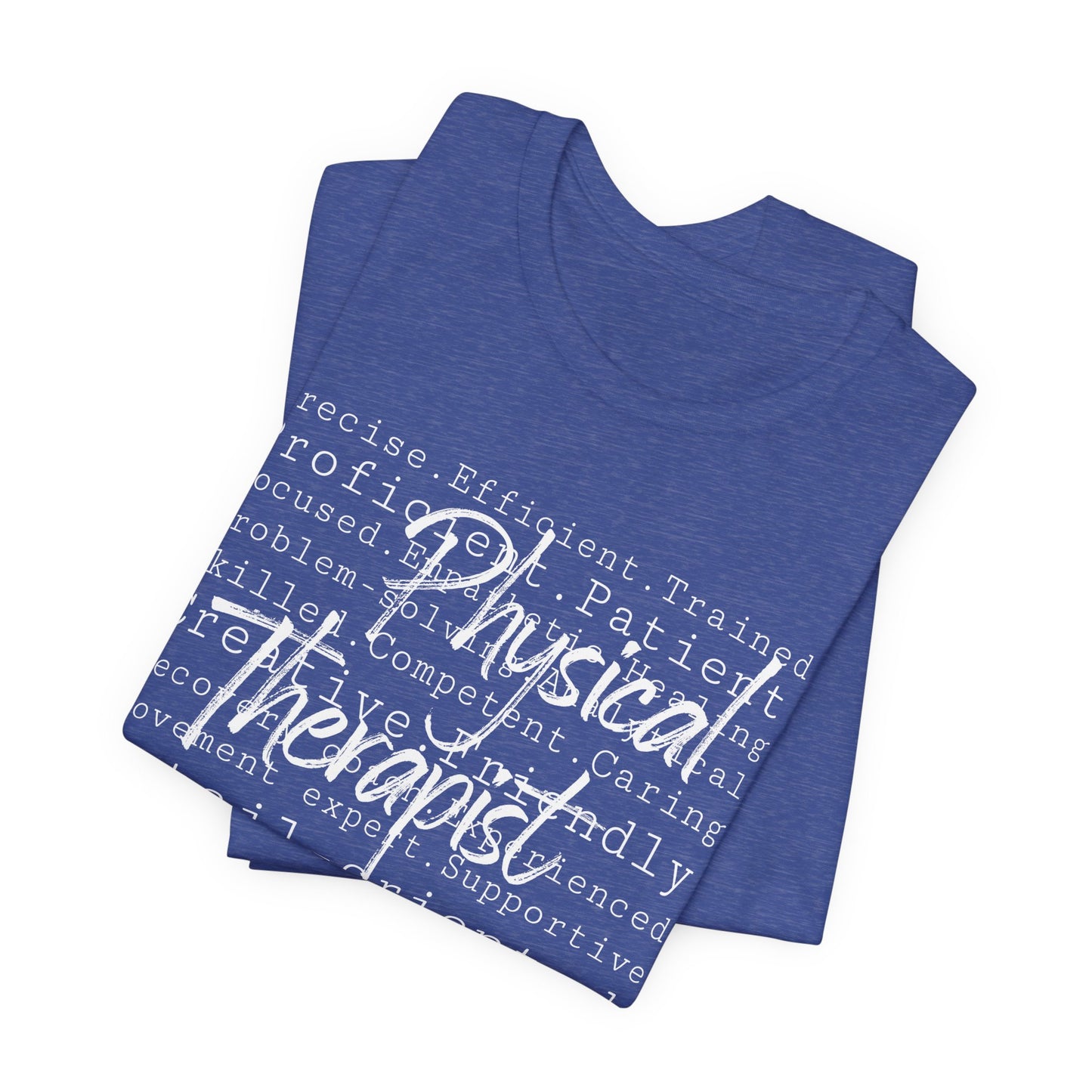 Physical Therapist Word Art Short Sleeve Unisex T-Shirt