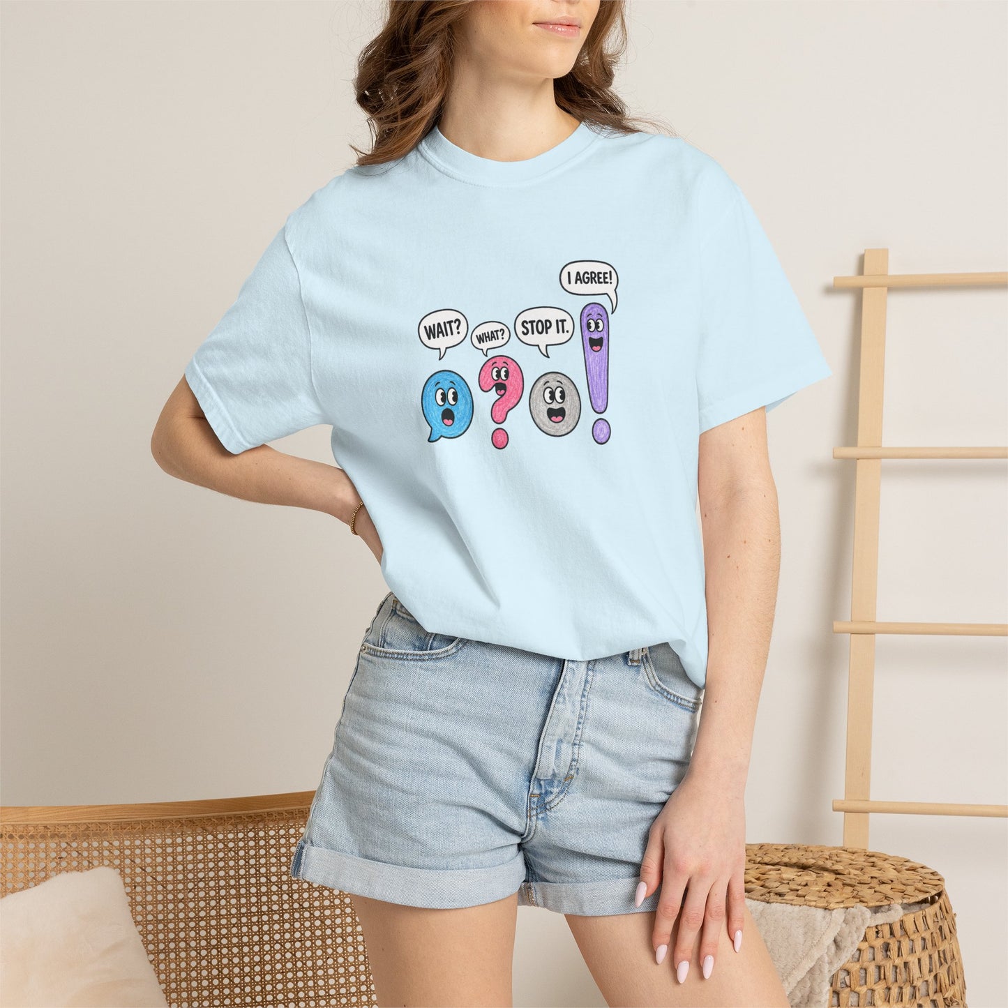 Funny Punctuation Shirt | Teacher Graphic T-Shirt