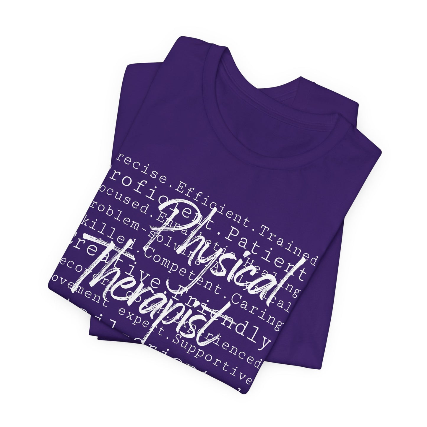 Physical Therapist Word Art Short Sleeve Unisex T-Shirt