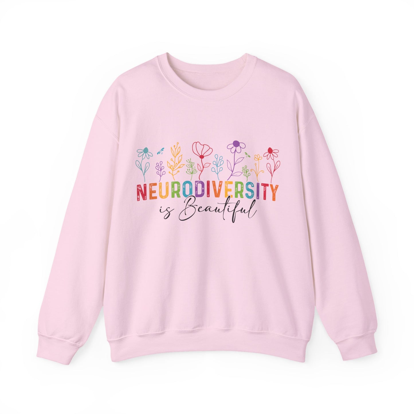 Neurodiversity Is Beautiful Sweatshirt | Autism Awareness & Acceptance Crewneck