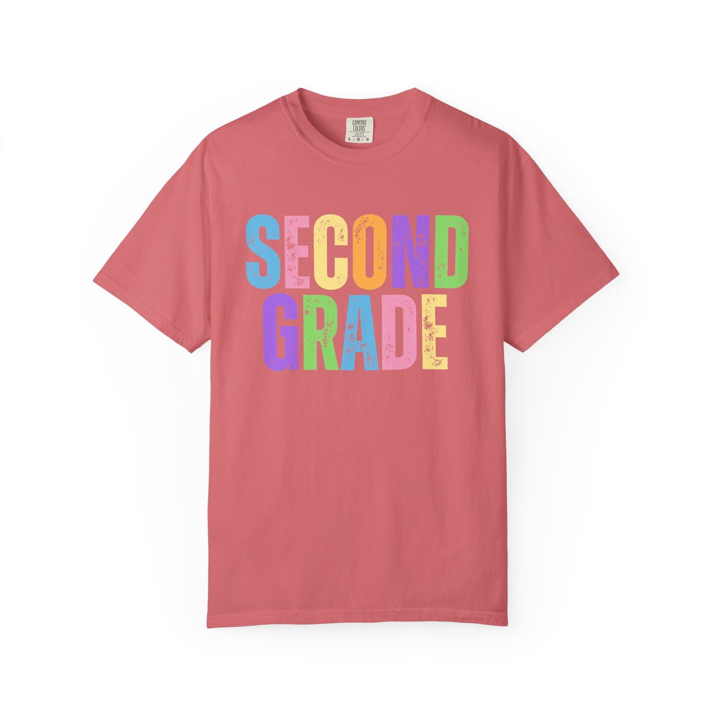 Second Grade  Comfort Colors® T-Shirt | Grade Level Teacher Shirt