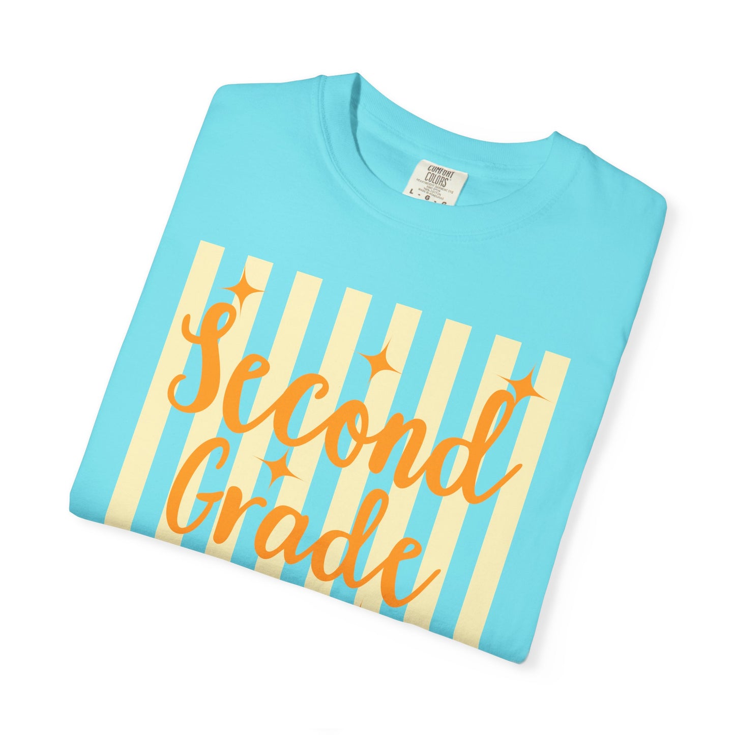 Personalized Second Grade Teacher Shirt | Custom Matching Second Grade Teacher Comfort Colors T-Shirt