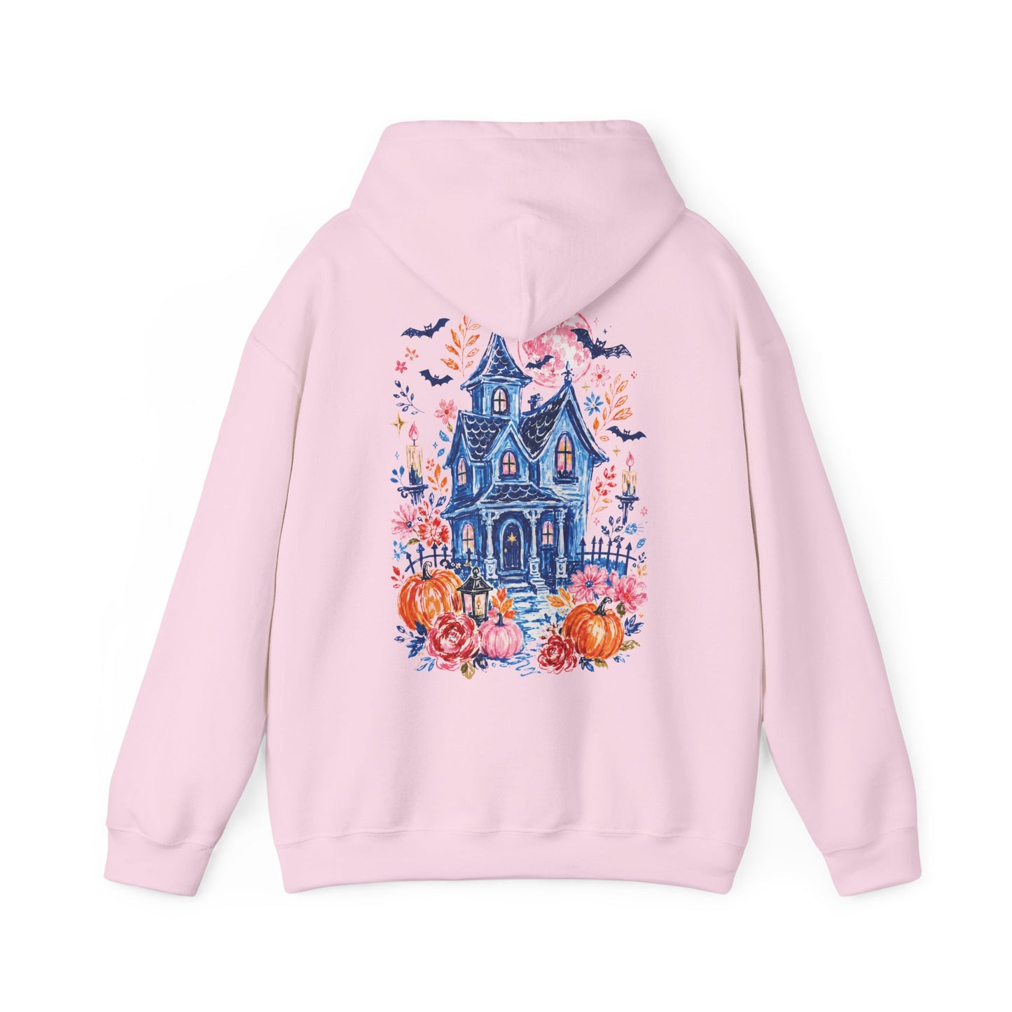 Whimsical Haunted House Hoodie | Cozy Halloween Hoodie