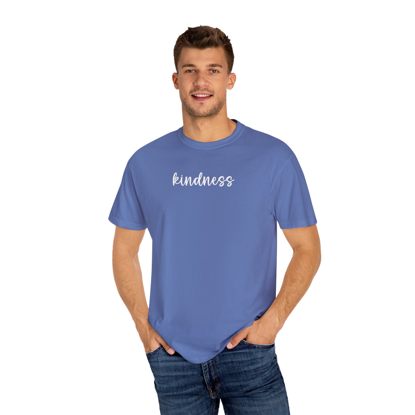 Kindness Script Tee – Comfort Colors 100% Cotton Shirt