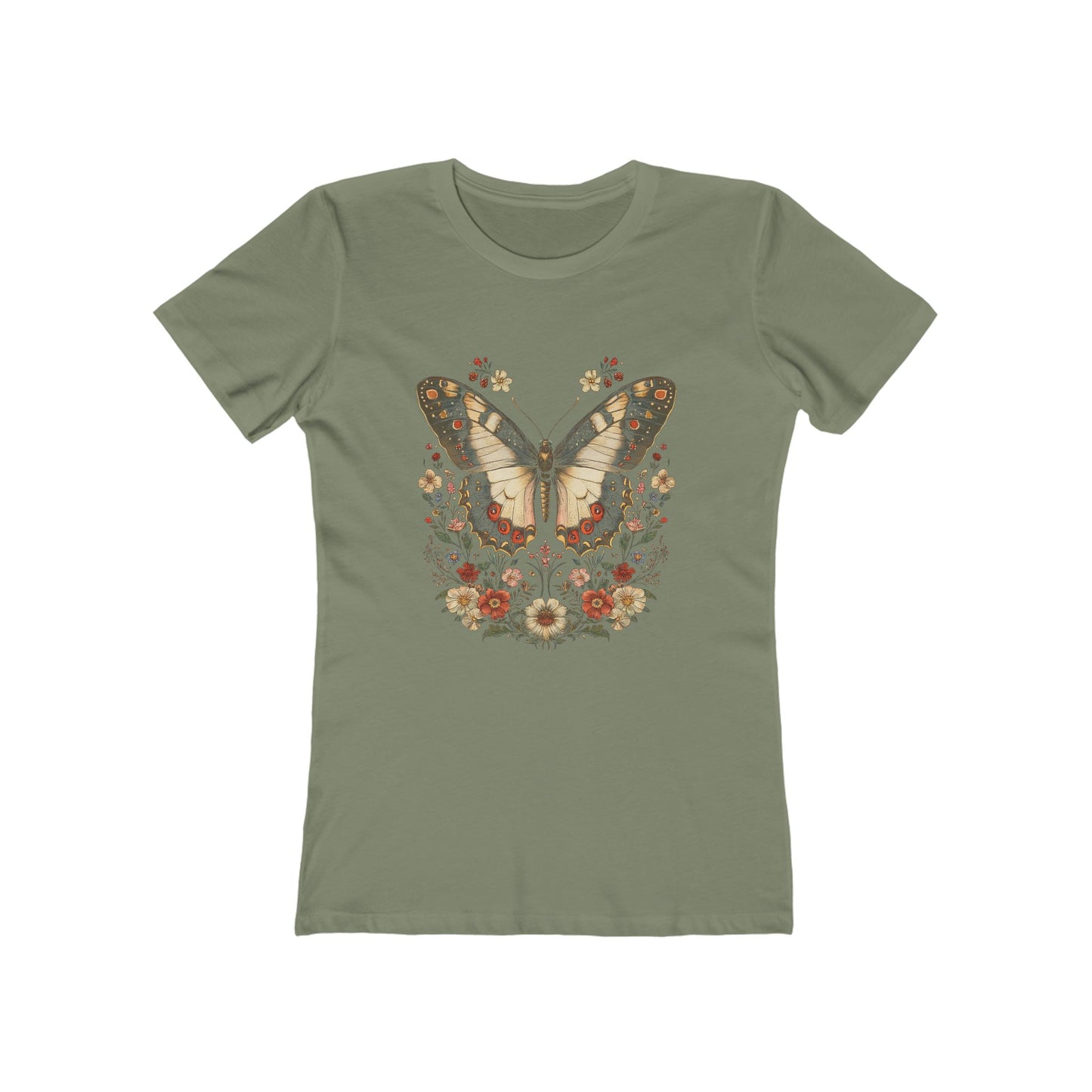 Supported to Soar Butterfly Boyfriend T-Shirt