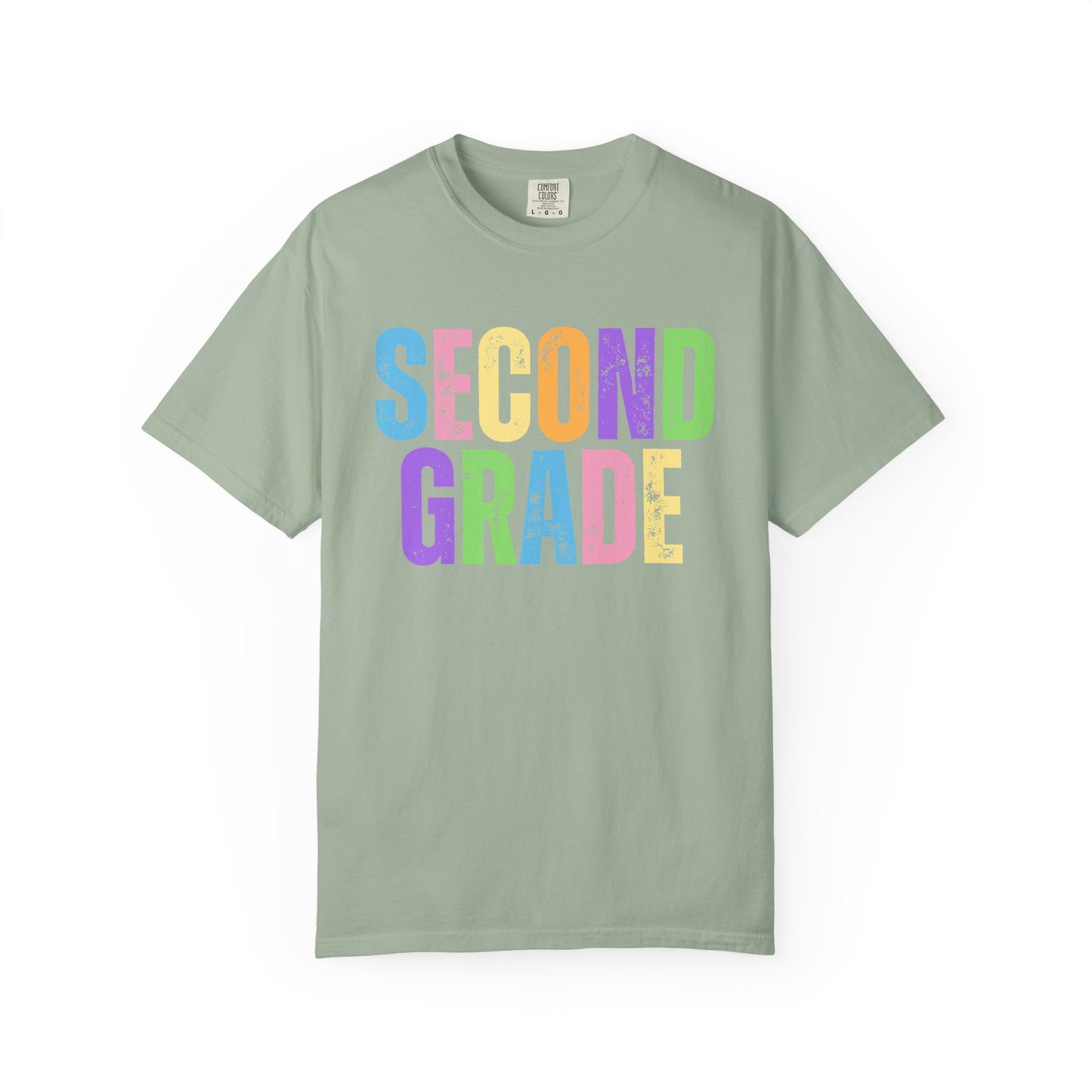 Second Grade  Comfort Colors® T-Shirt | Grade Level Teacher Shirt