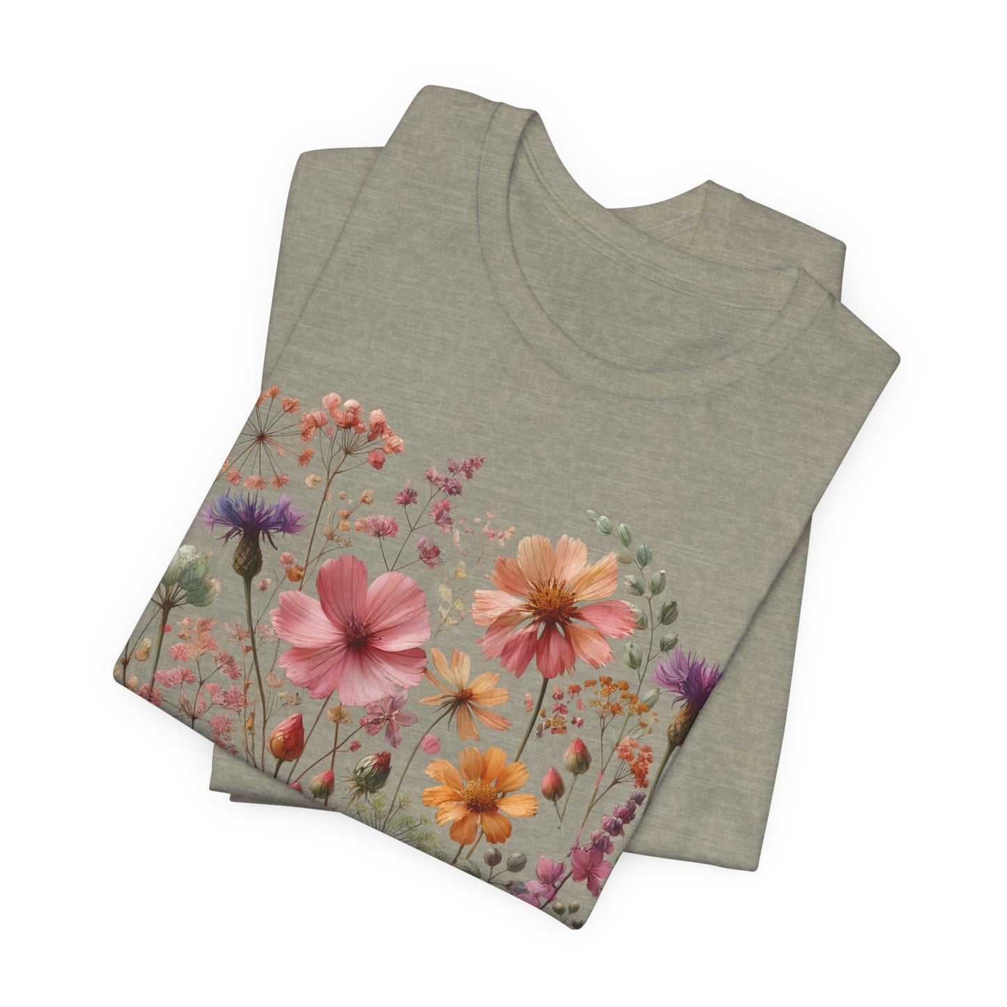 Open Meadow Wildflower Short Sleeve T-Shirt  – Meadow Mix