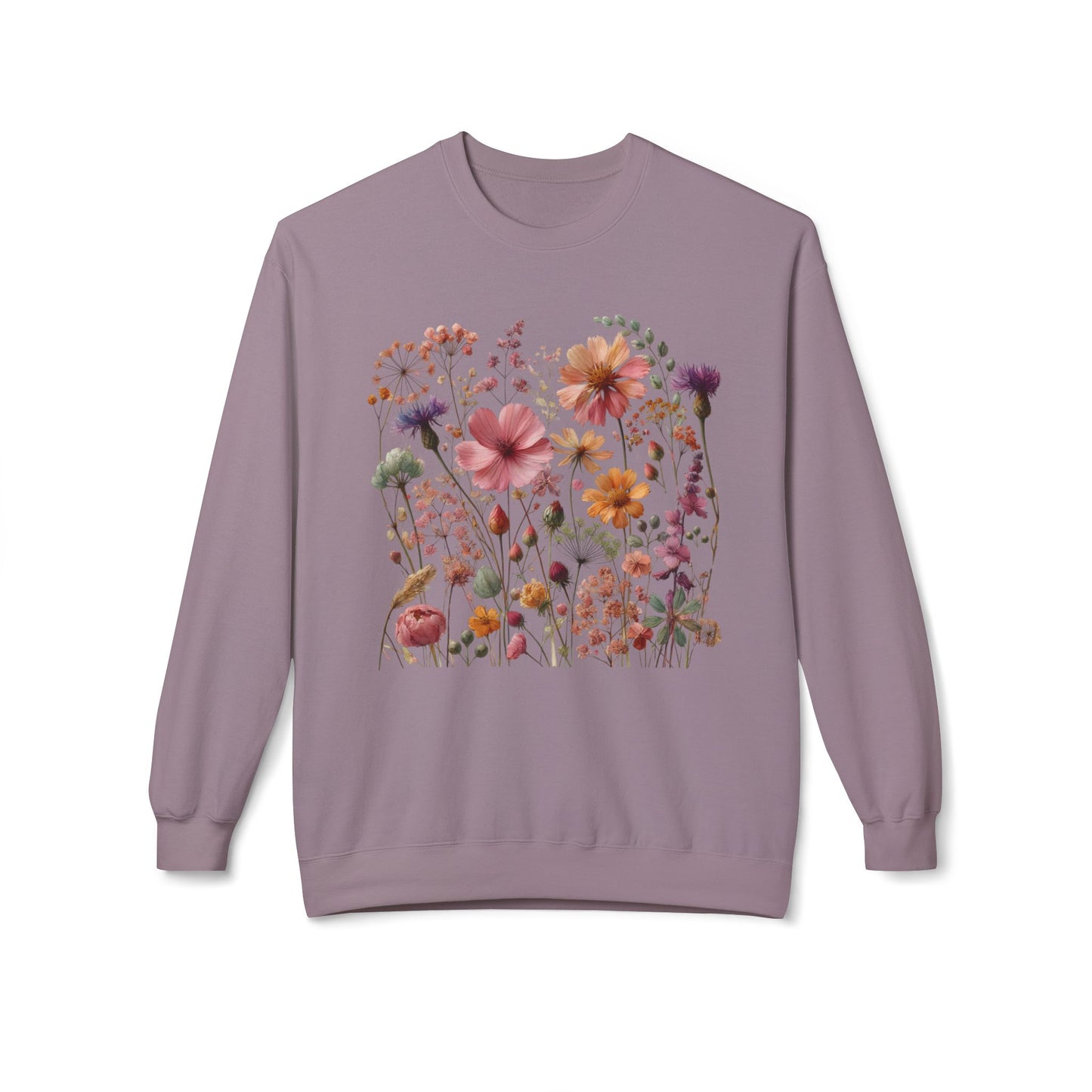 Open Meadow Wildflower Softstyle Fleece Sweatshirt – Meadow Mix