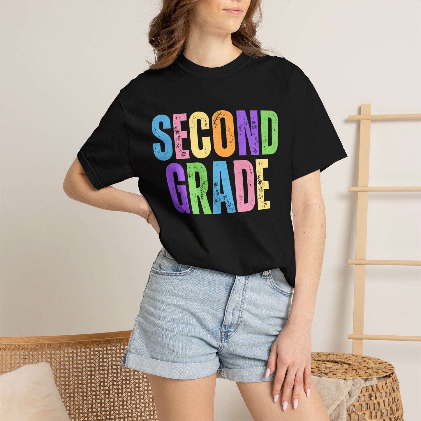 Second Grade  Comfort Colors® T-Shirt | Grade Level Teacher Shirt