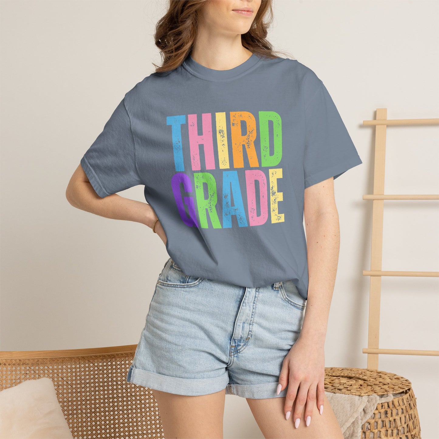 Third Grade Comfort Colors® T-Shirt | Grade Level Teacher Shirt