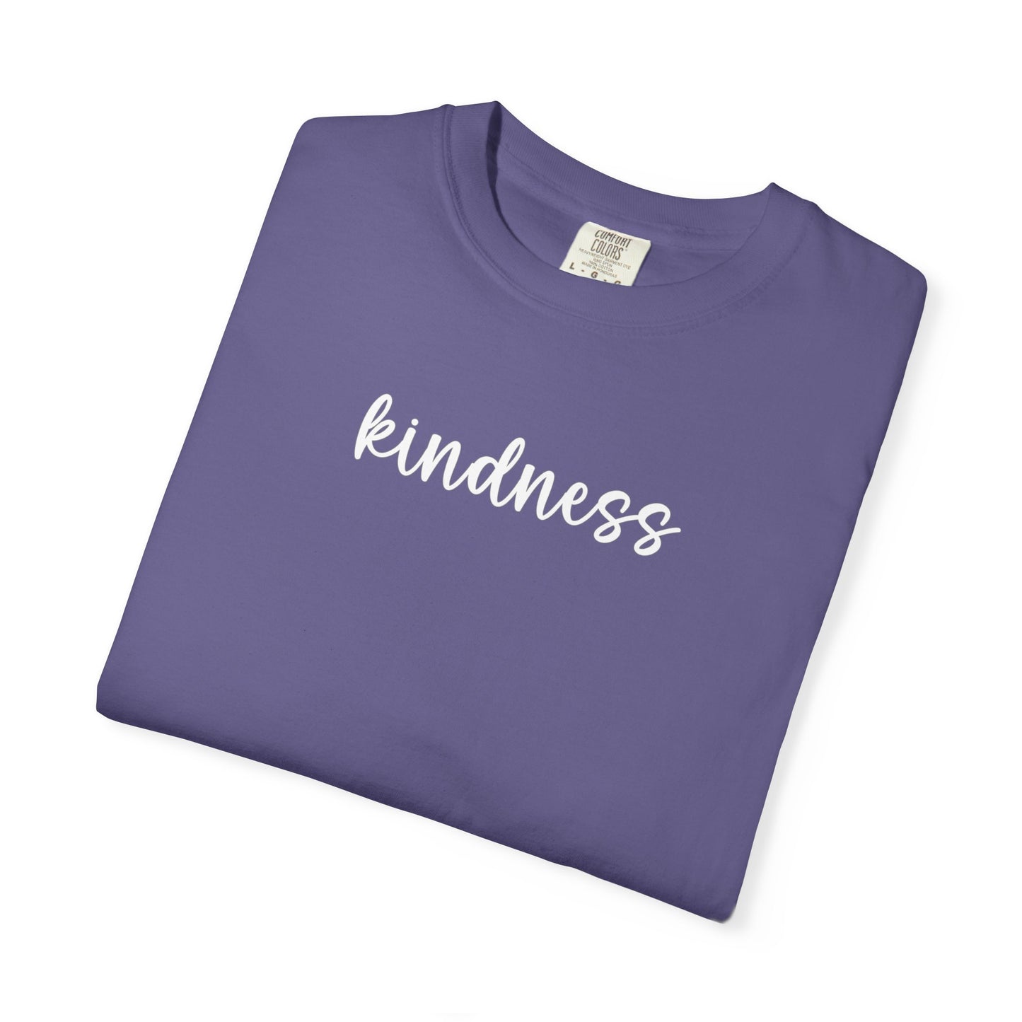 Kindness Script Tee – Comfort Colors 100% Cotton Shirt