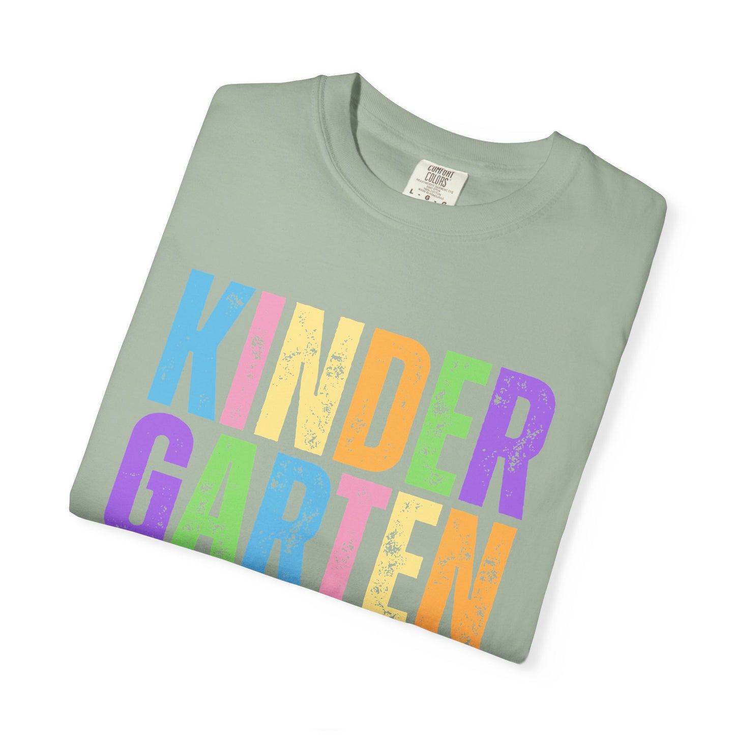 Kindergarten Comfort Colors® T-Shirt | Grade Level Teacher Shirt