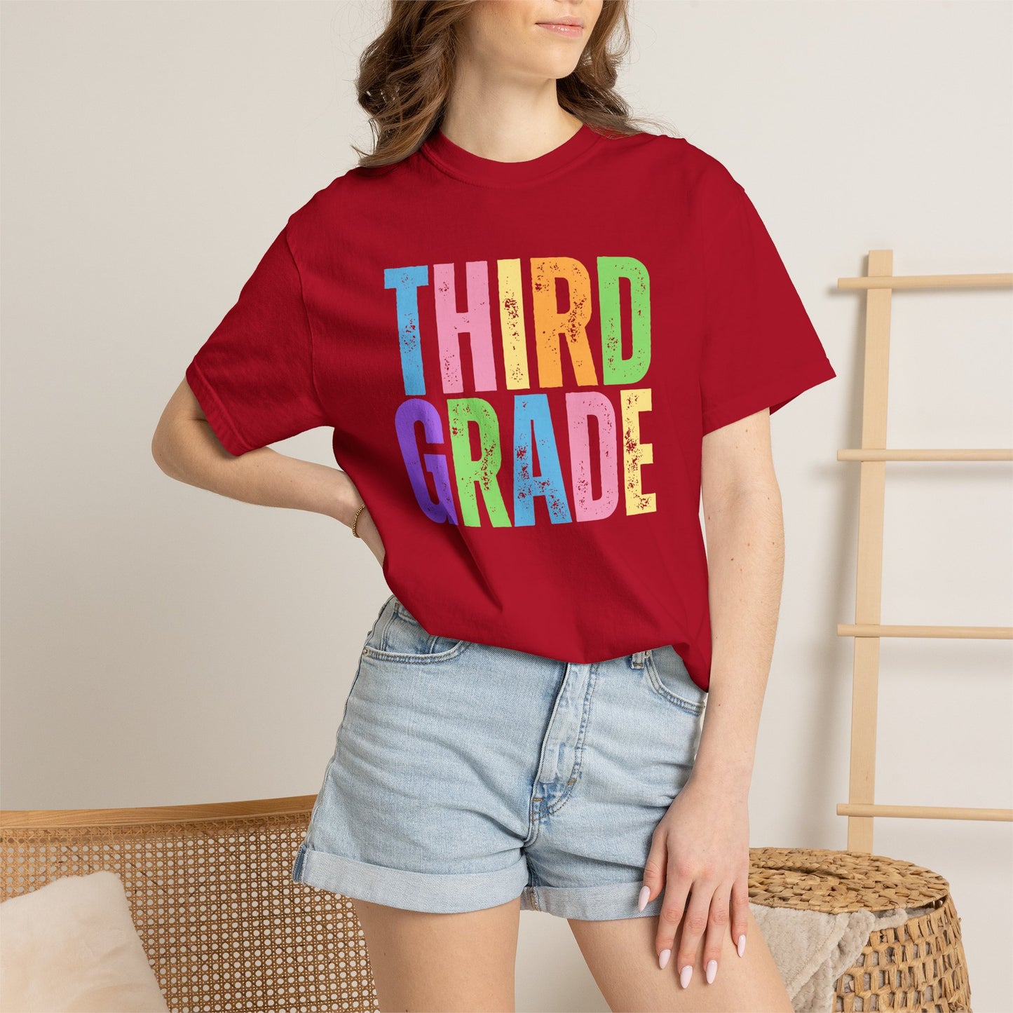 Third Grade Comfort Colors® T-Shirt | Grade Level Teacher Shirt