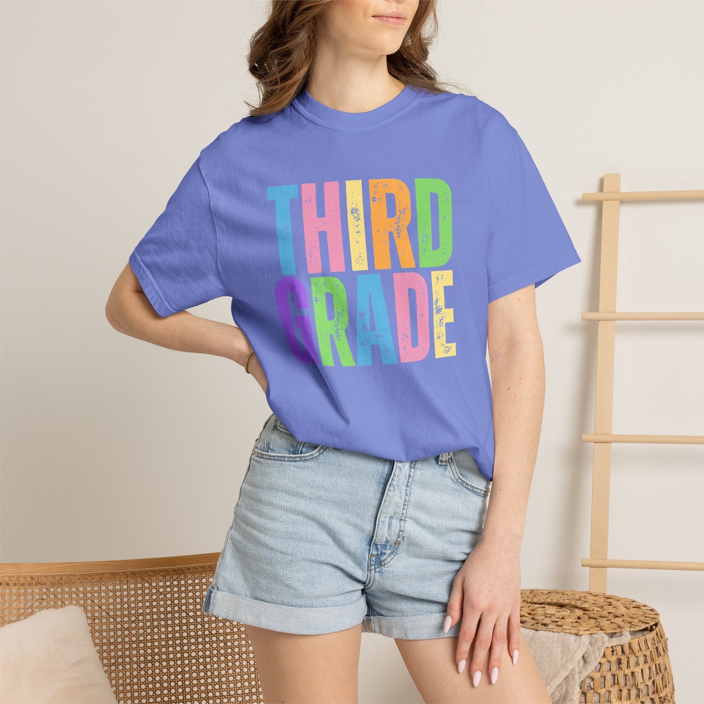 Third Grade Comfort Colors® T-Shirt | Grade Level Teacher Shirt