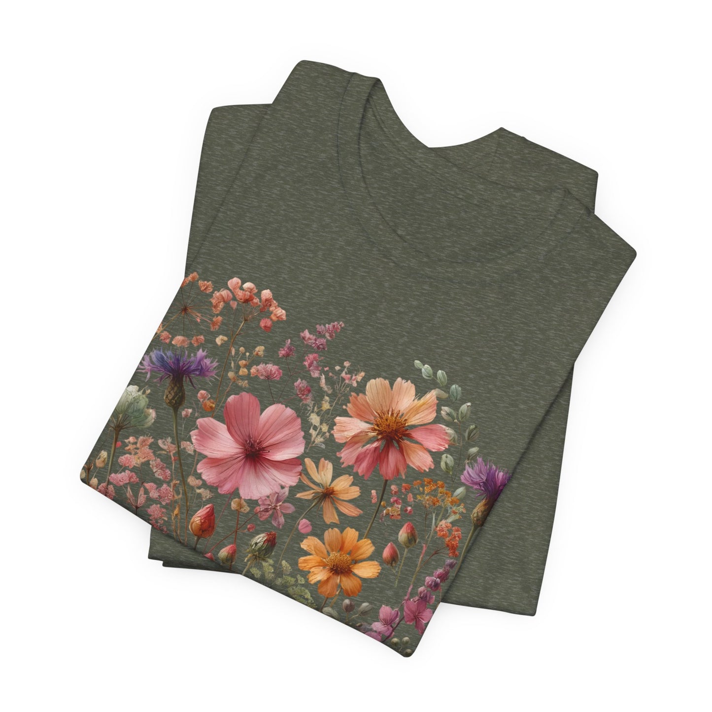 Open Meadow Wildflower Short Sleeve T-Shirt  – Meadow Mix